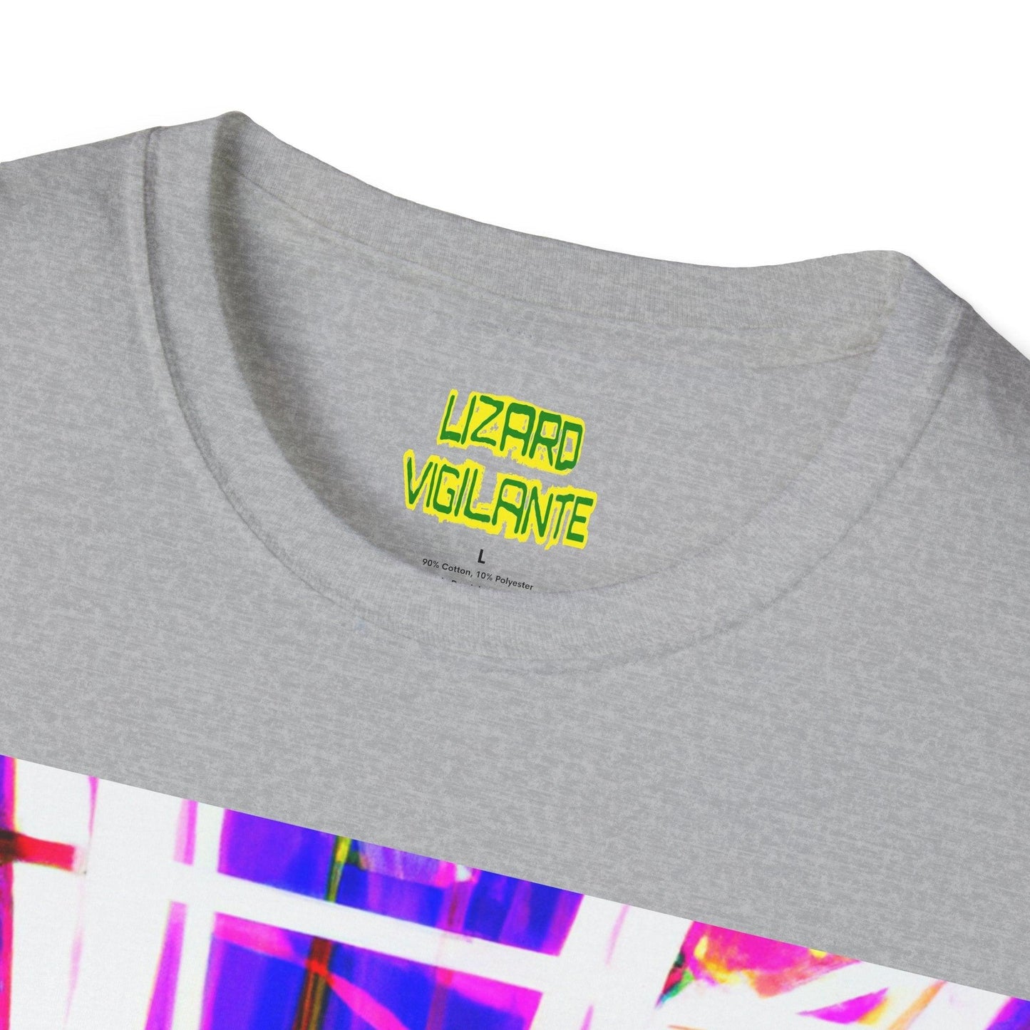 Neon Jail BoomBox Unisex Softstyle T-Shirt - Lizard Vigilante