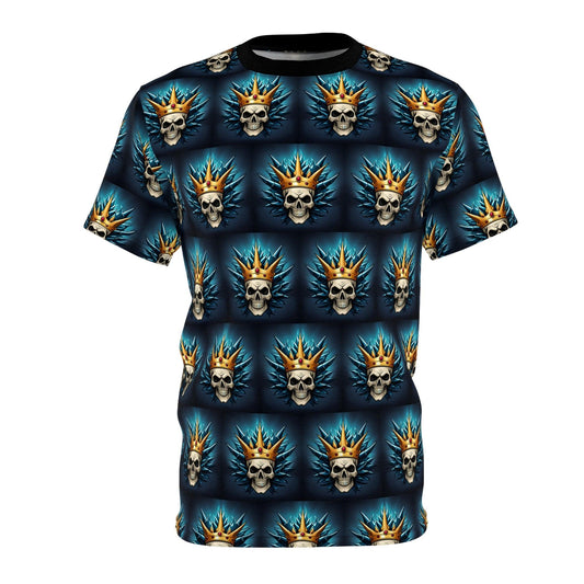 Blue Skeleton Queen Unisex Cut & Sew Tee - Lizard Vigilante