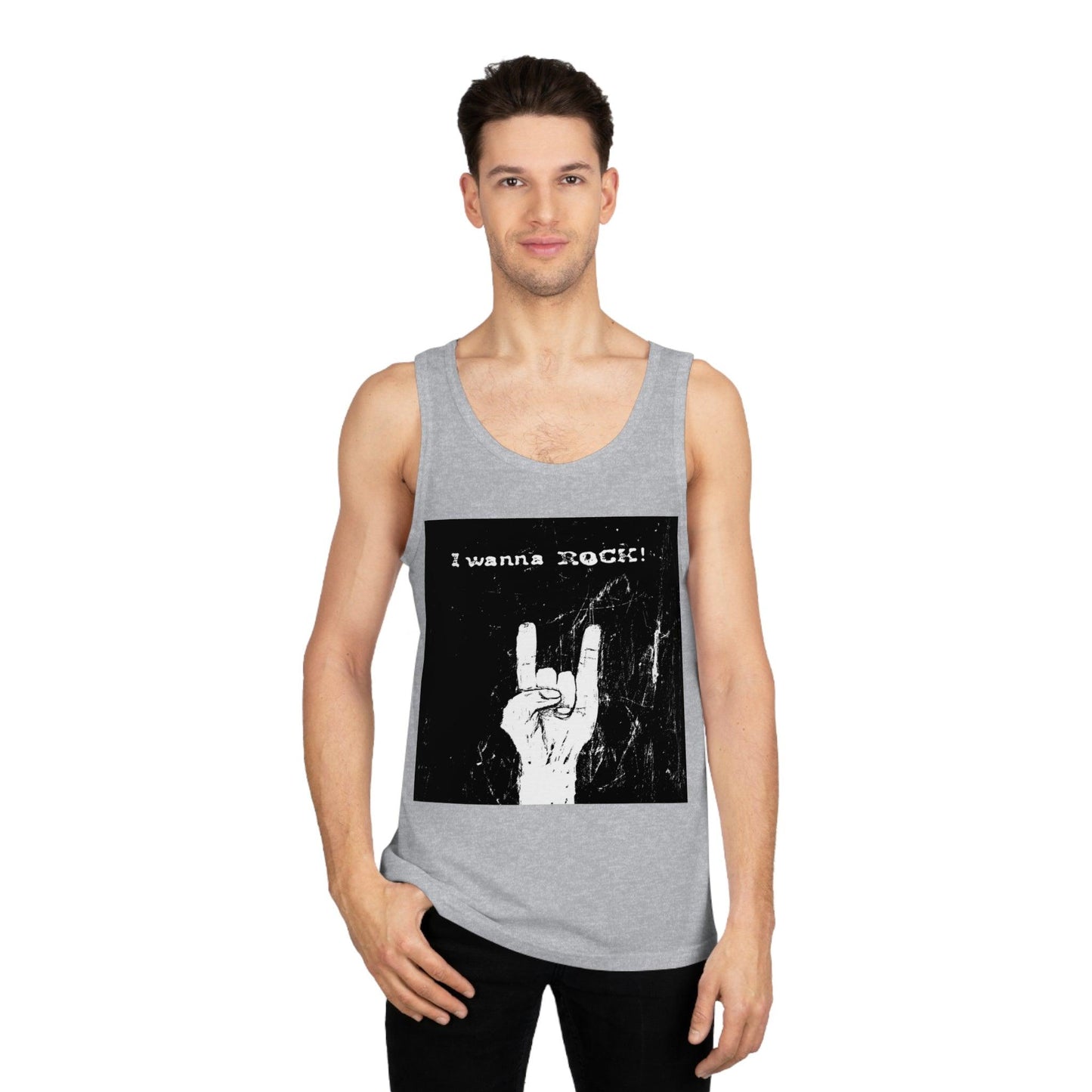 I Wanna Rock Unisex Softstyle™ Tank Top - Lizard Vigilante