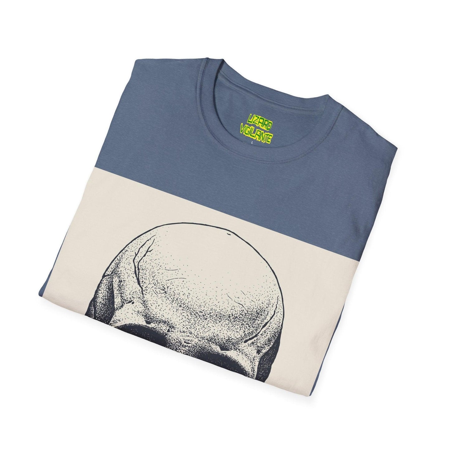 Skull No Jawbone Unisex Softstyle T-Shirt - Lizard Vigilante