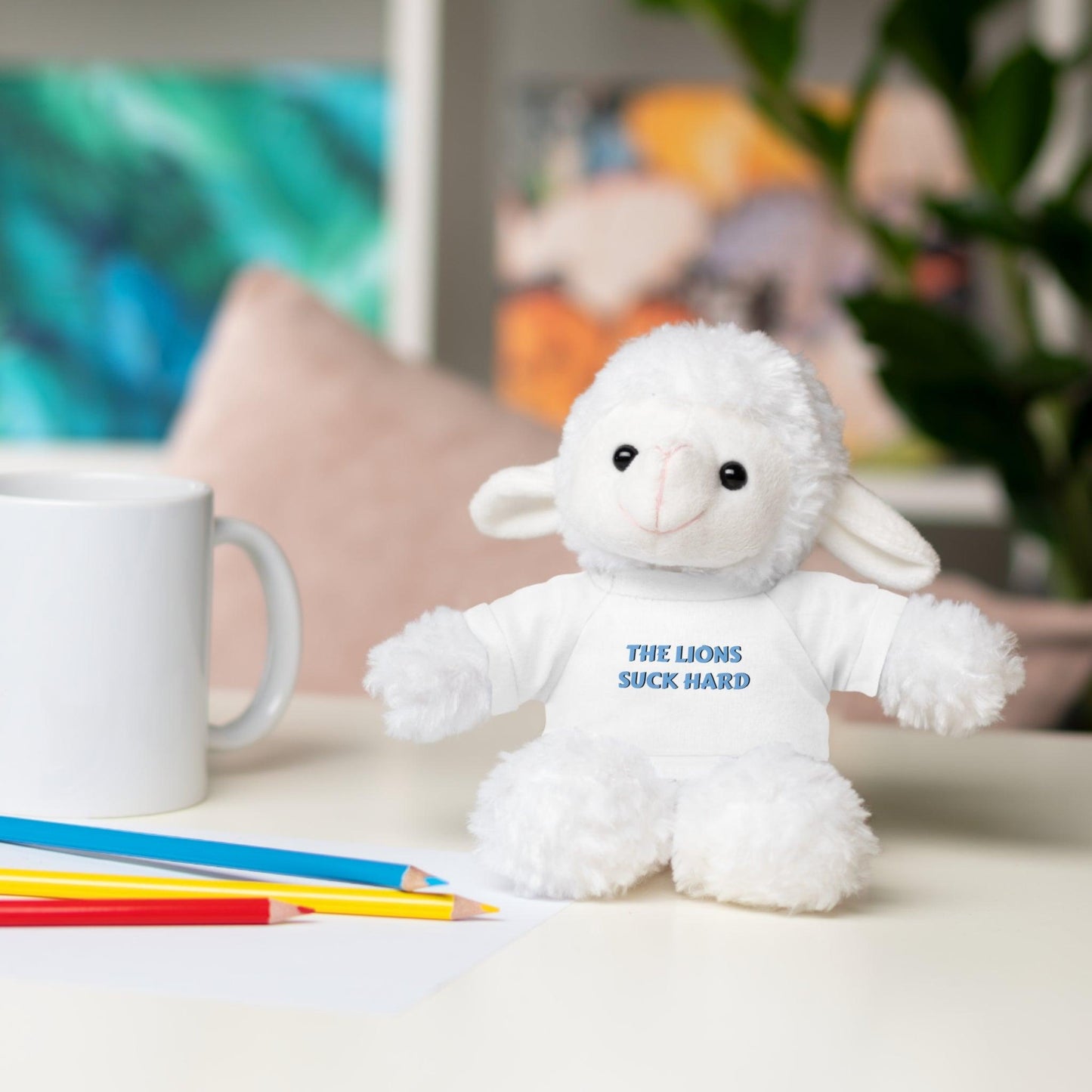 The Lions Suck Hard Stuffed Animals with Tee - Lizard Vigilante