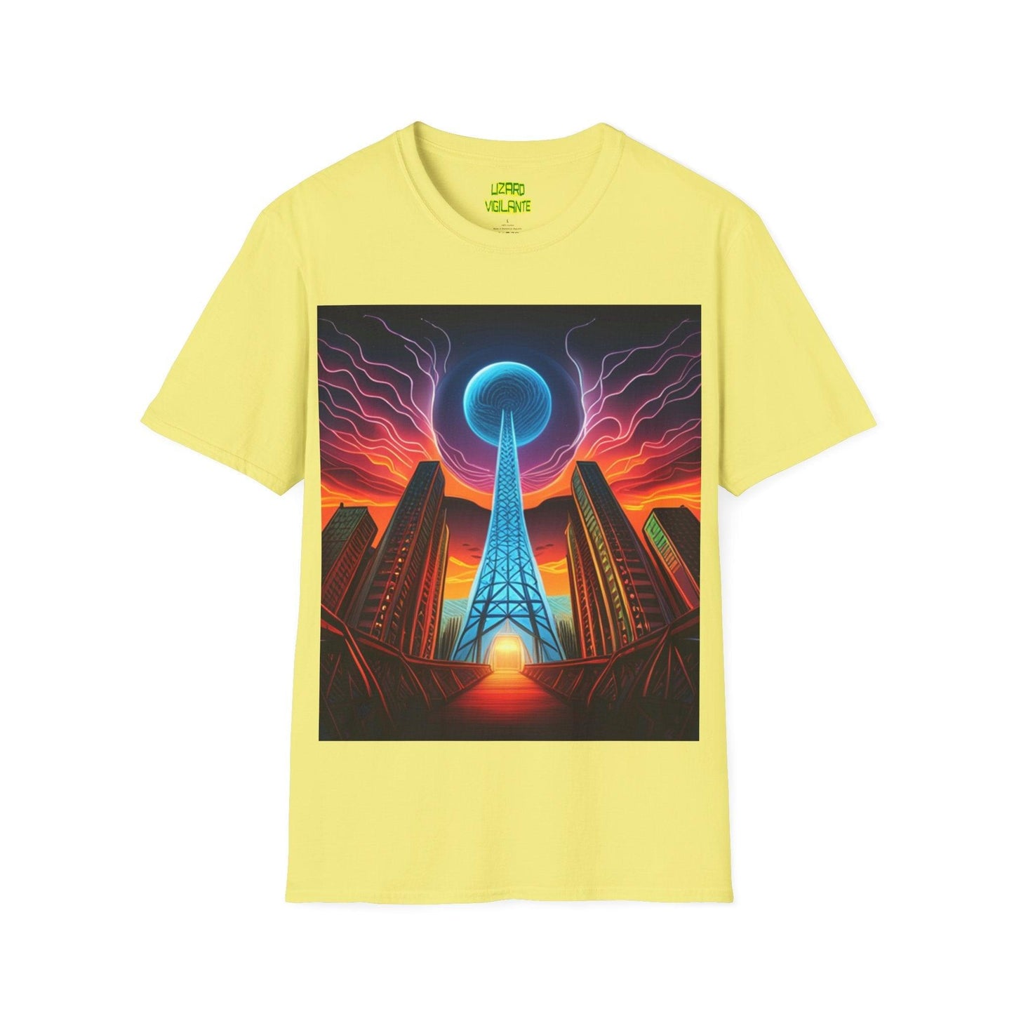 Power Cell Unisex Softstyle T-Shirt - Lizard Vigilante