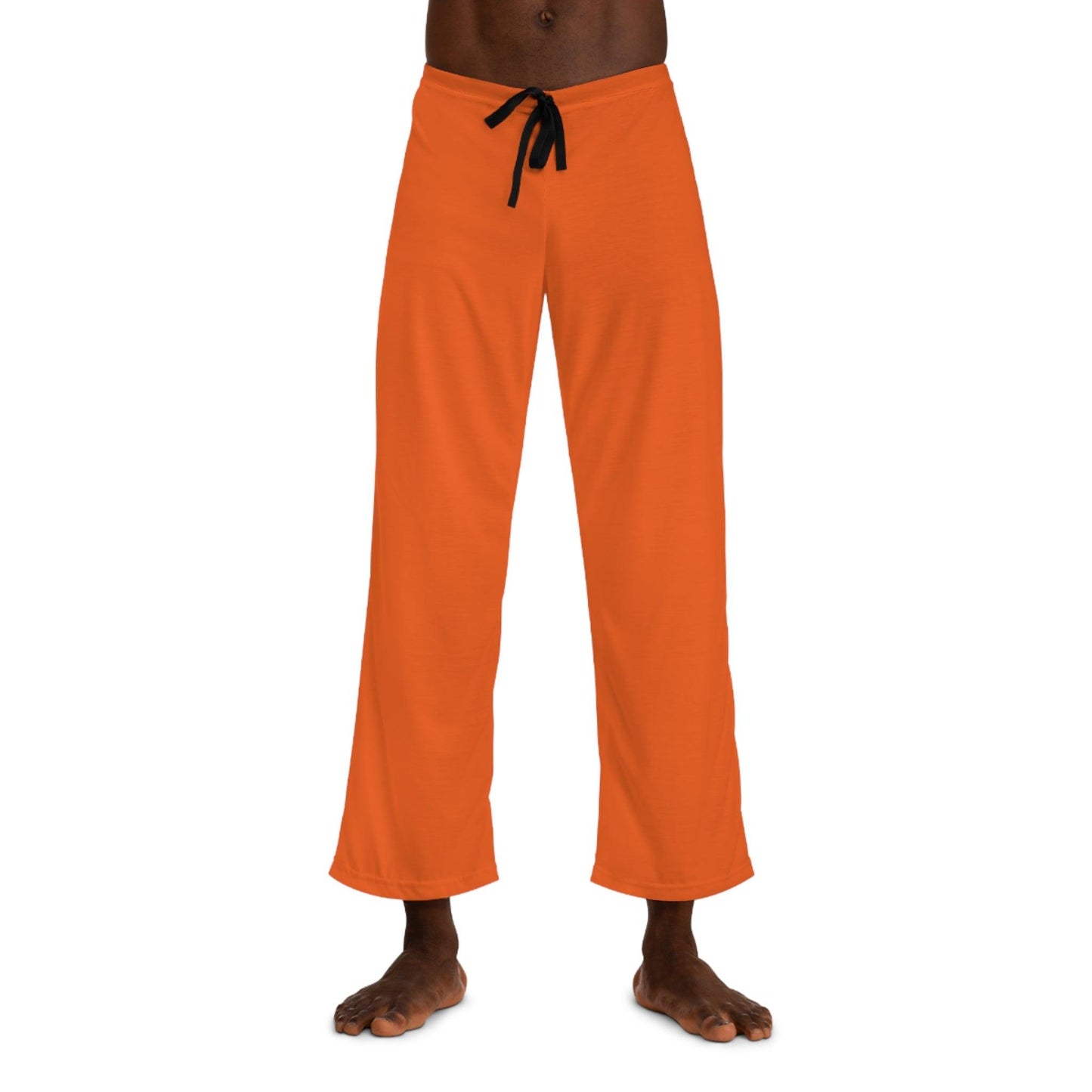 Men's Pajama Pants - Orange - Lizard Vigilante