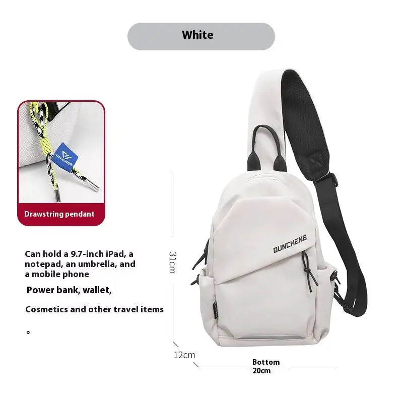 Crossbody Bag Small Shoulder Bag Men's Chest Bag