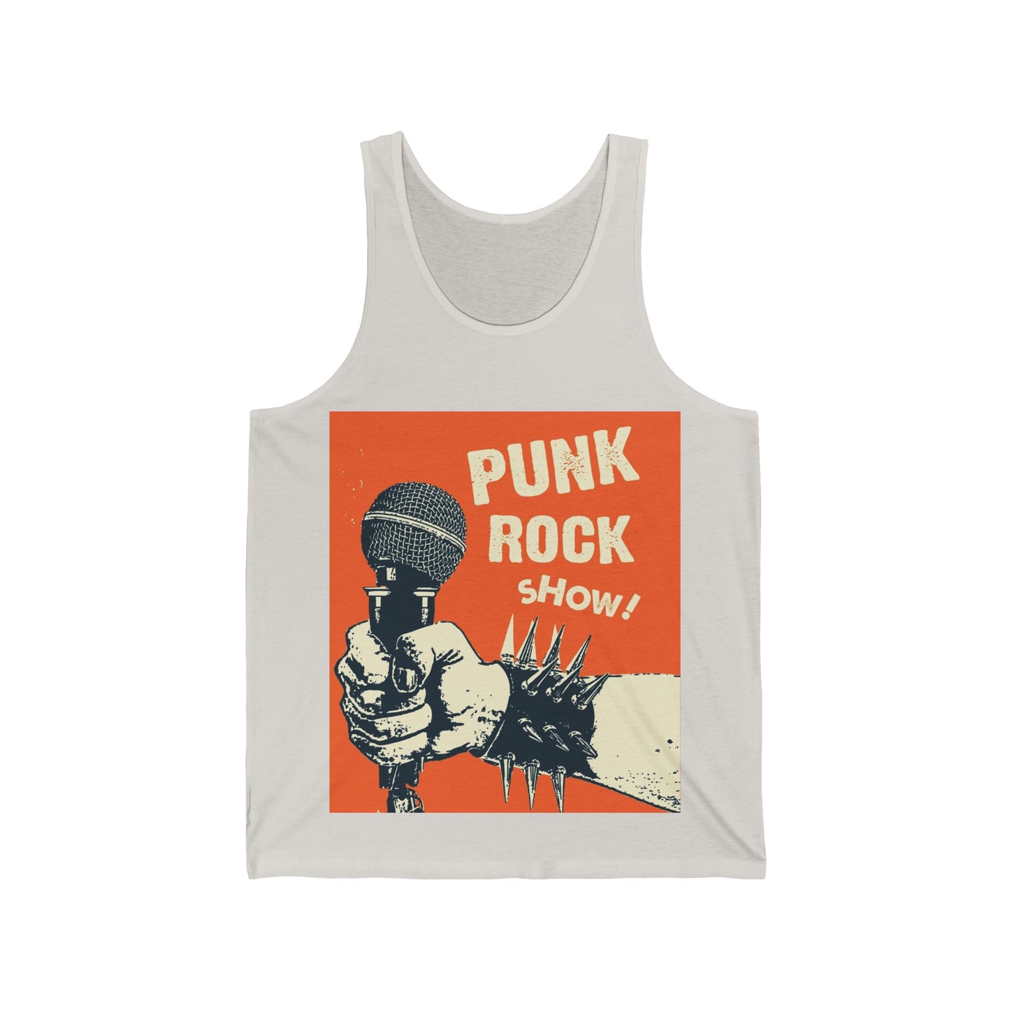 Punk Rock Show Unisex Jersey Tank - Lizard Vigilante