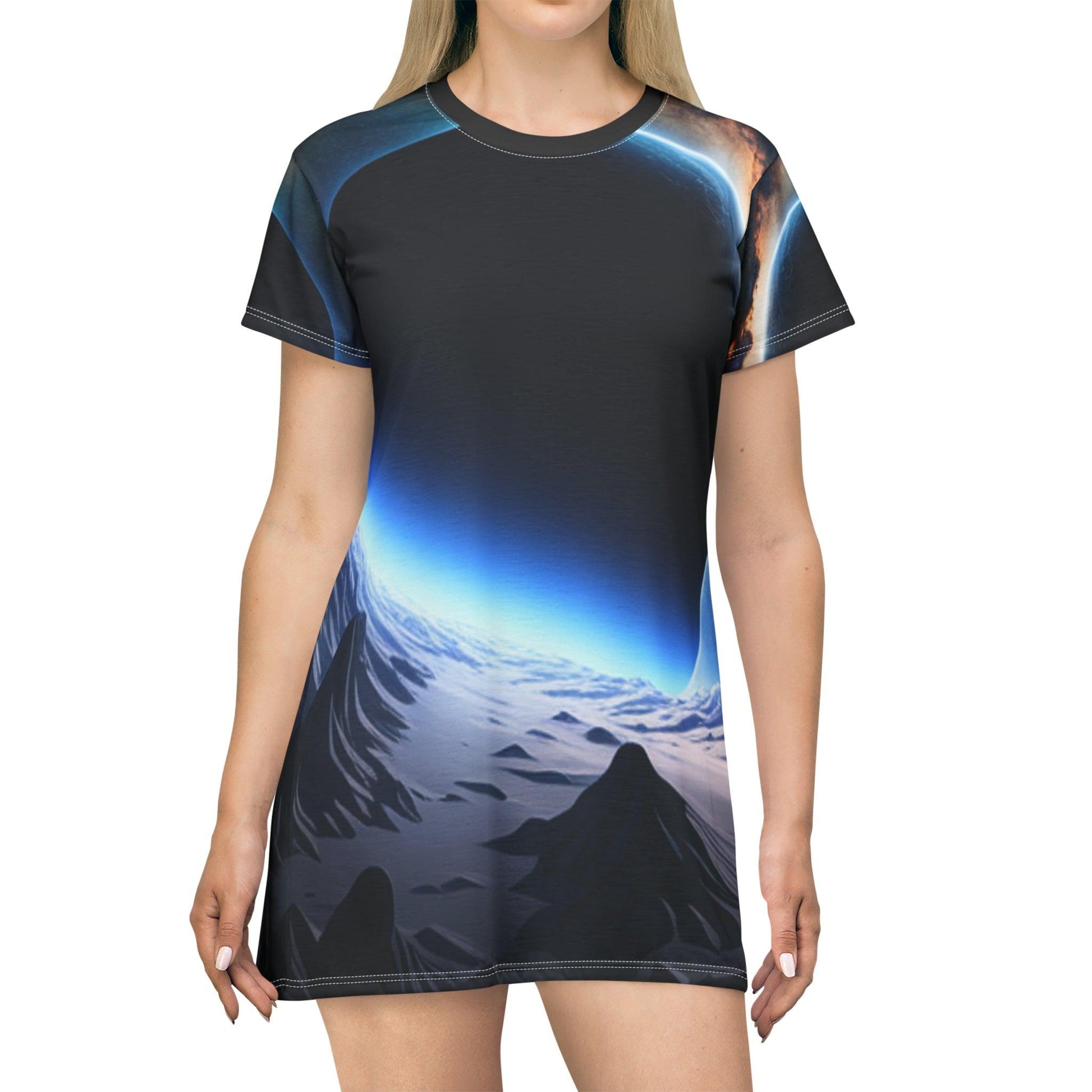 Eclipser T-Shirt Dress - Lizard Vigilante