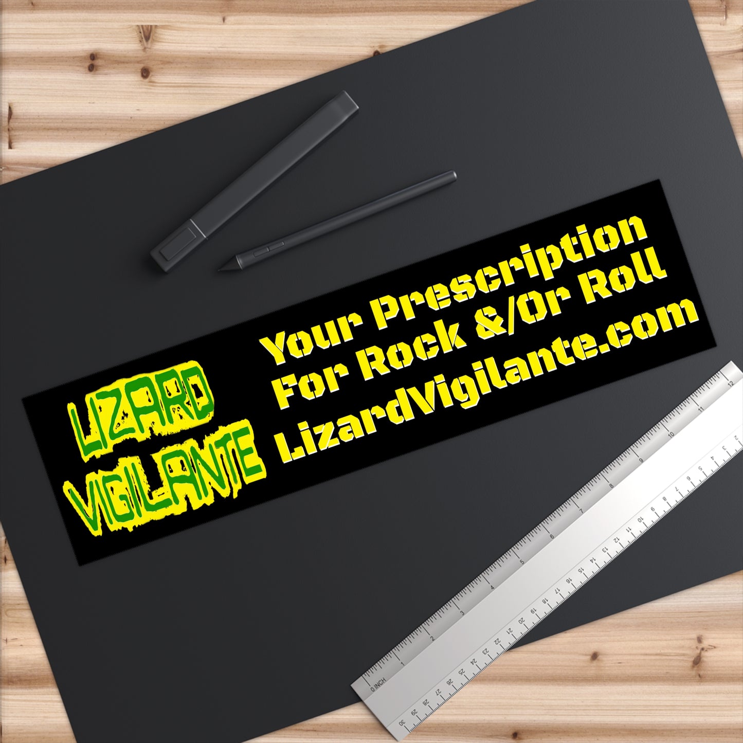 Lizard Vigilante Bumper Stickers - Lizard Vigilante