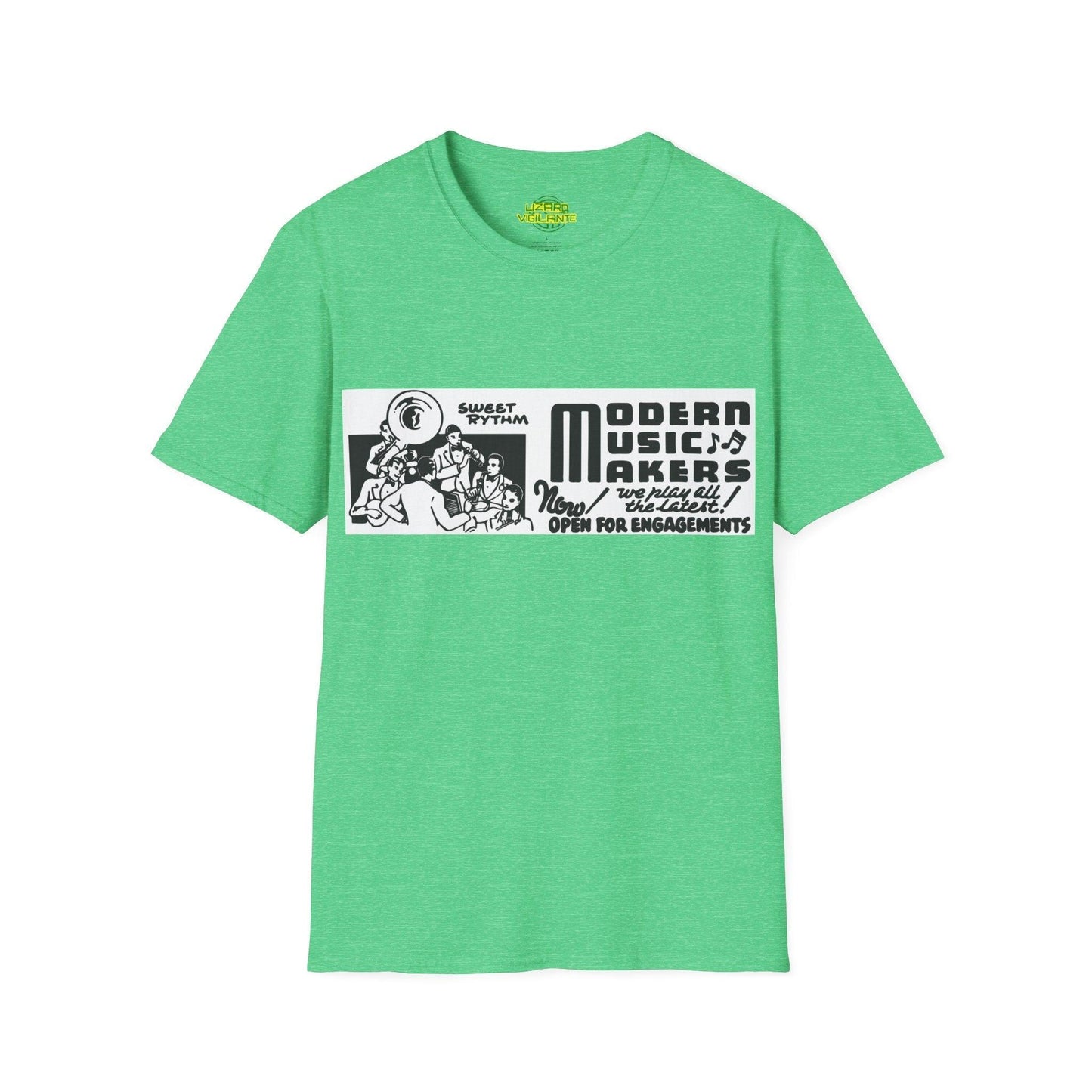 Modern Music Makers Unisex Softstyle T-Shirt - Lizard Vigilante