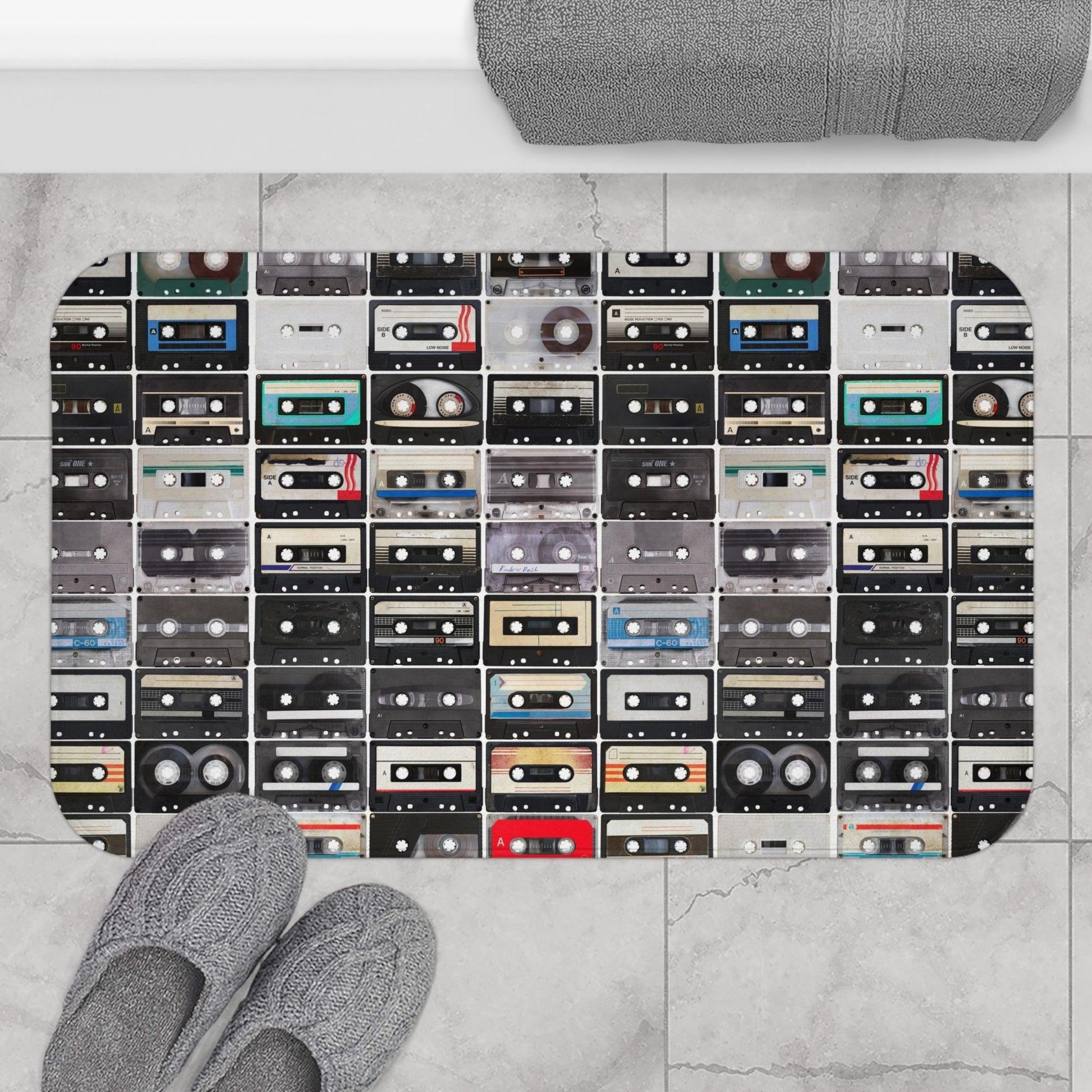 Cassettes Bath Mat - Lizard Vigilante