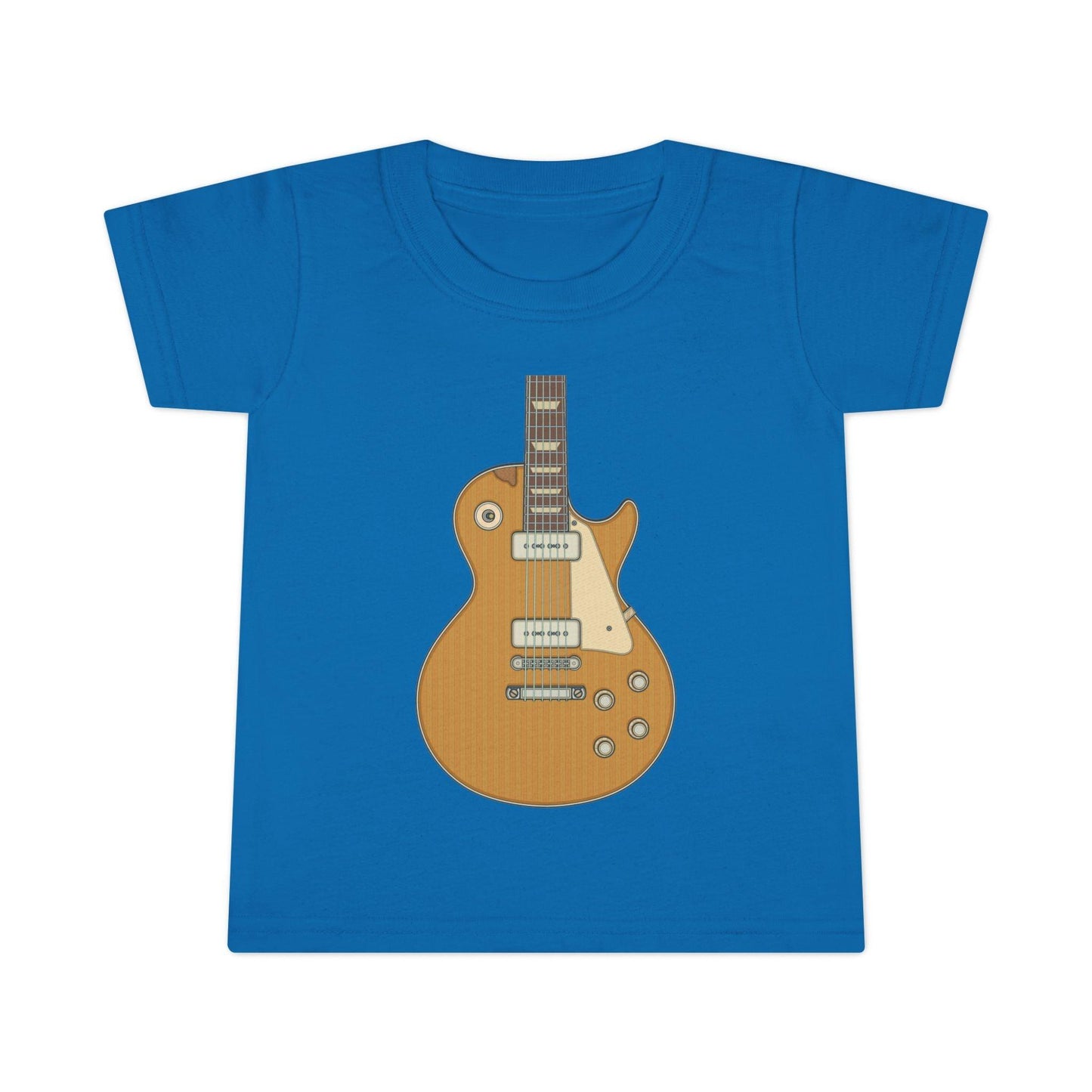 LP Electric Guitar Toddler T-shirt 2T-6T - Premium Kids clothes from Printify - Just $24.79! Shop now at Lizard Vigilante