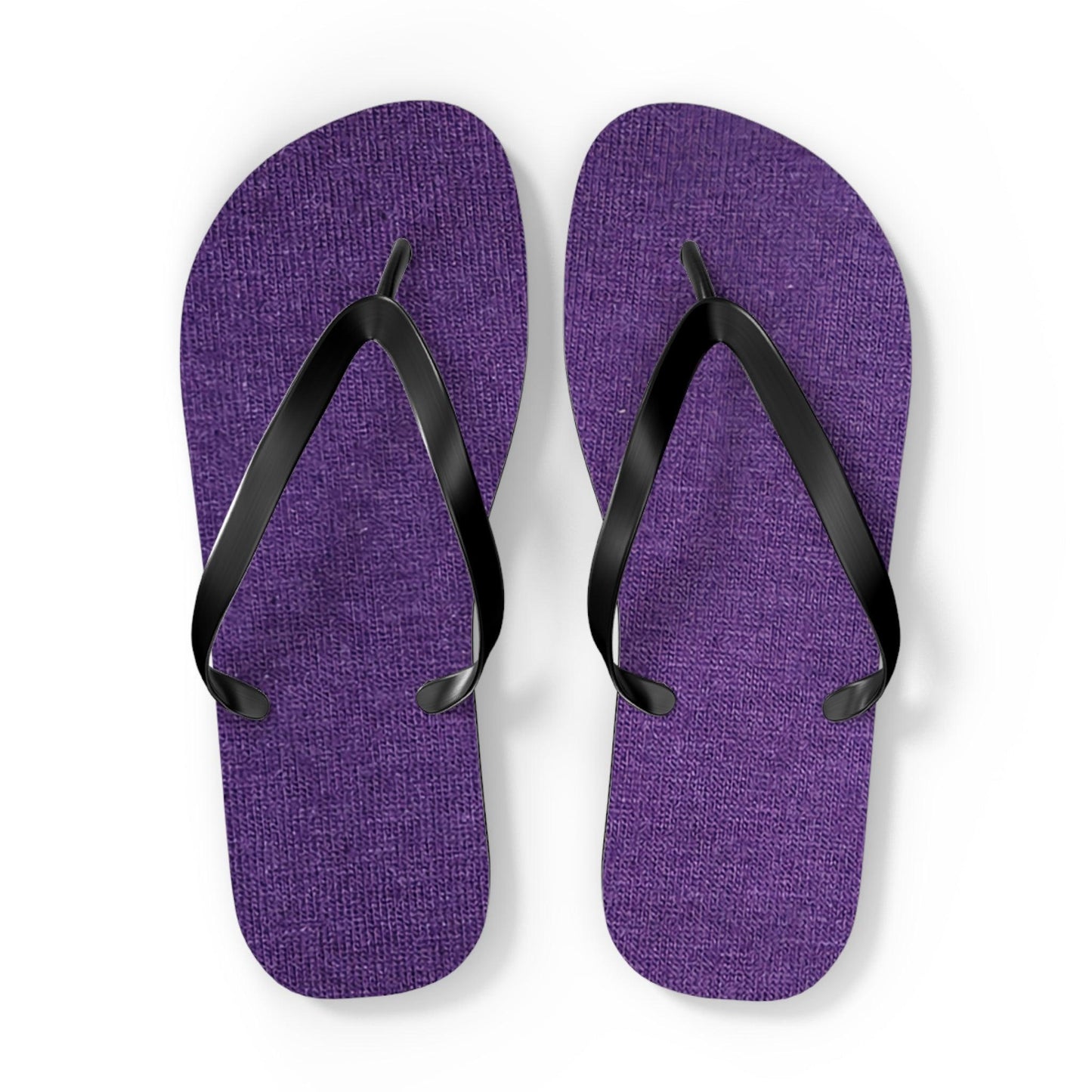 Faux Purple Silk Flip Flops - Lizard Vigilante