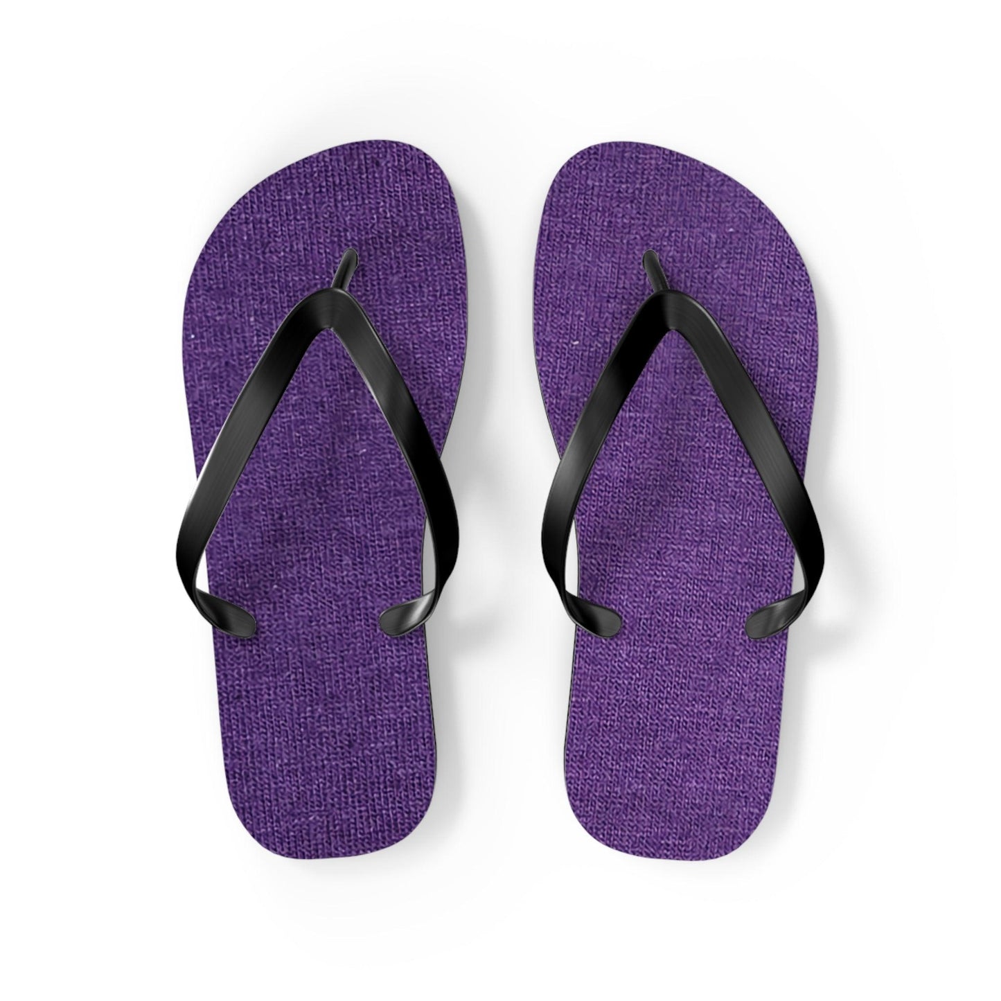 Faux Purple Silk Flip Flops - Lizard Vigilante