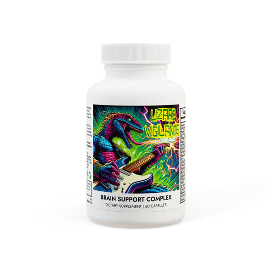 Lizard Vigilante Brain Support Complex Supplement (60 Capsules) - Premium Food Supplements from Printify - Just $18.42! Shop now at Lizard Vigilante