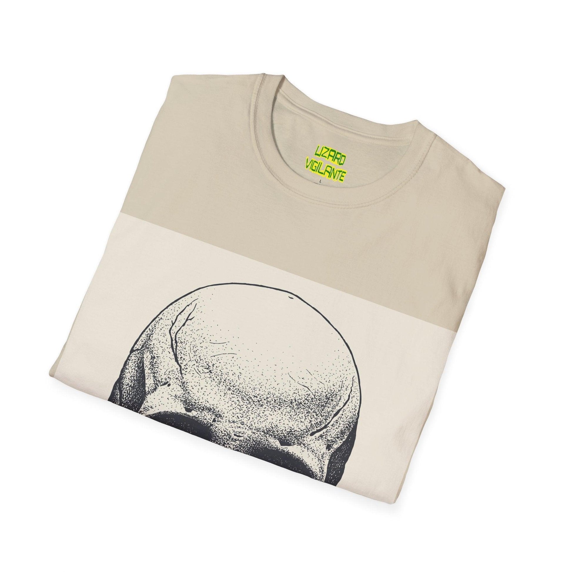 Skull No Jawbone Unisex Softstyle T-Shirt - Lizard Vigilante