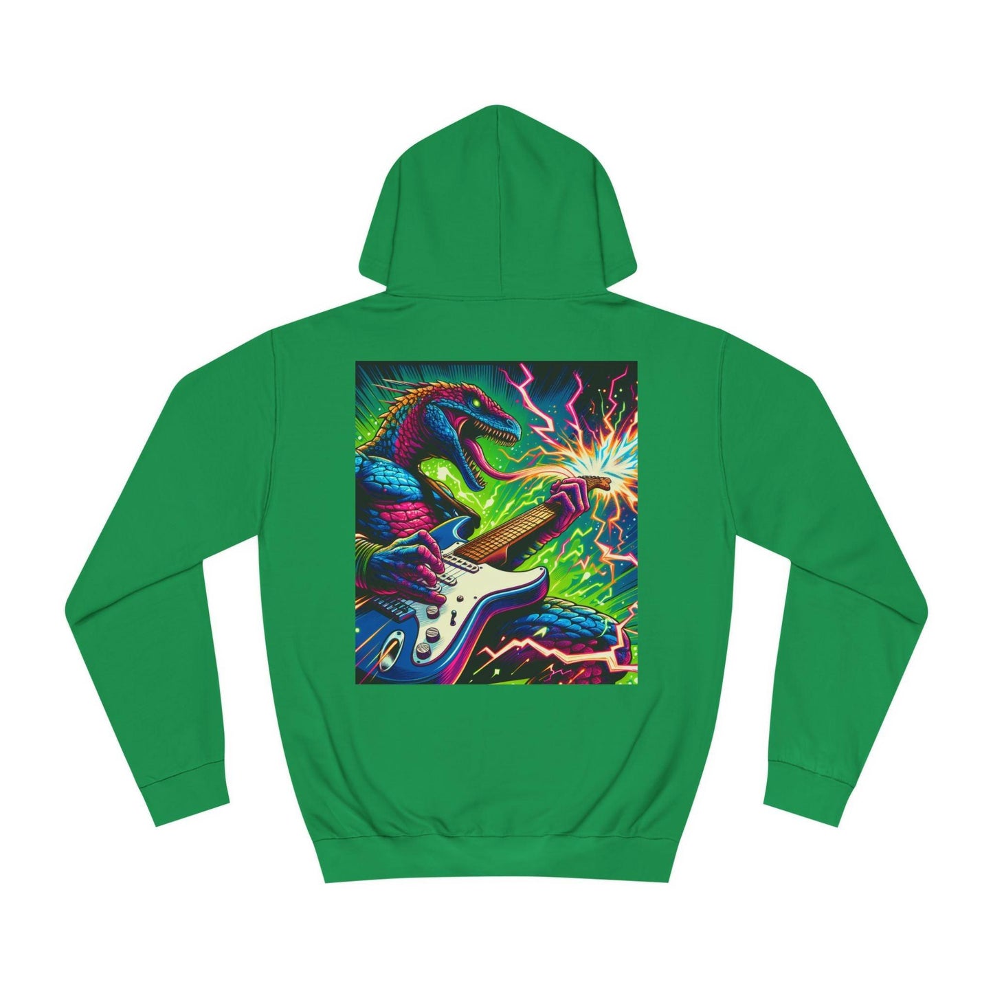 Lizard RockStar Unisex College Hoodie - Premium Hoodie from Printify - Just $54.16! Shop now at Lizard Vigilante