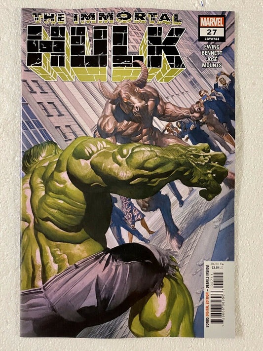 Immortal Hulk #27 Alex Ross Cover A 2019 Marvel Comics