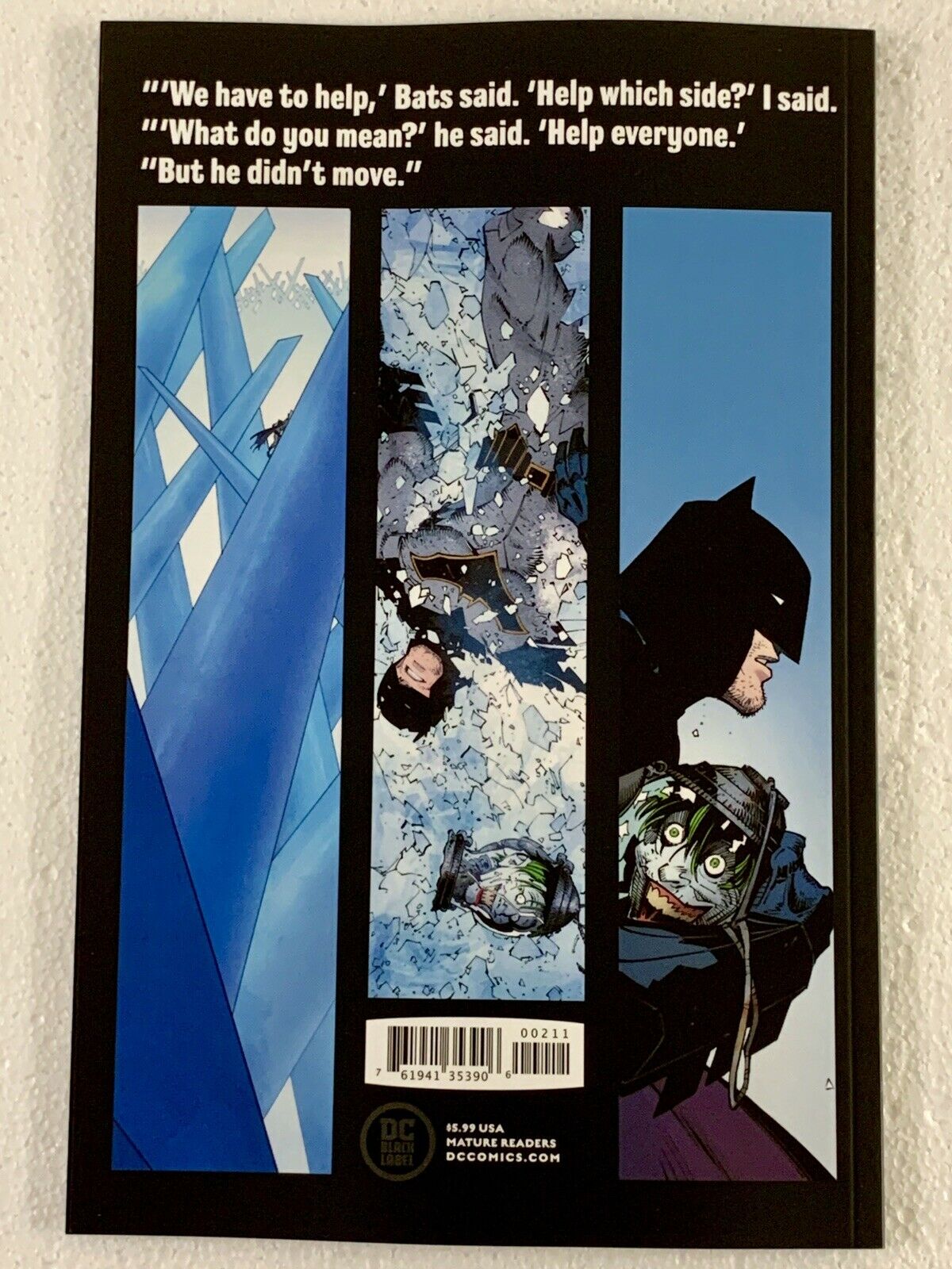 BATMAN LAST KNIGHT ON EARTH #2 Greg Capullo Bane Cover B 2019 Black Label