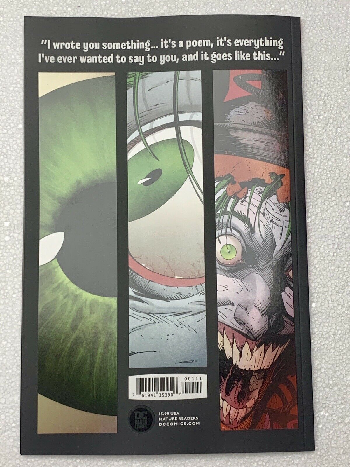 Batman Last Knight On Earth Cover A DC Black Label Capullo Snyder Book One 1