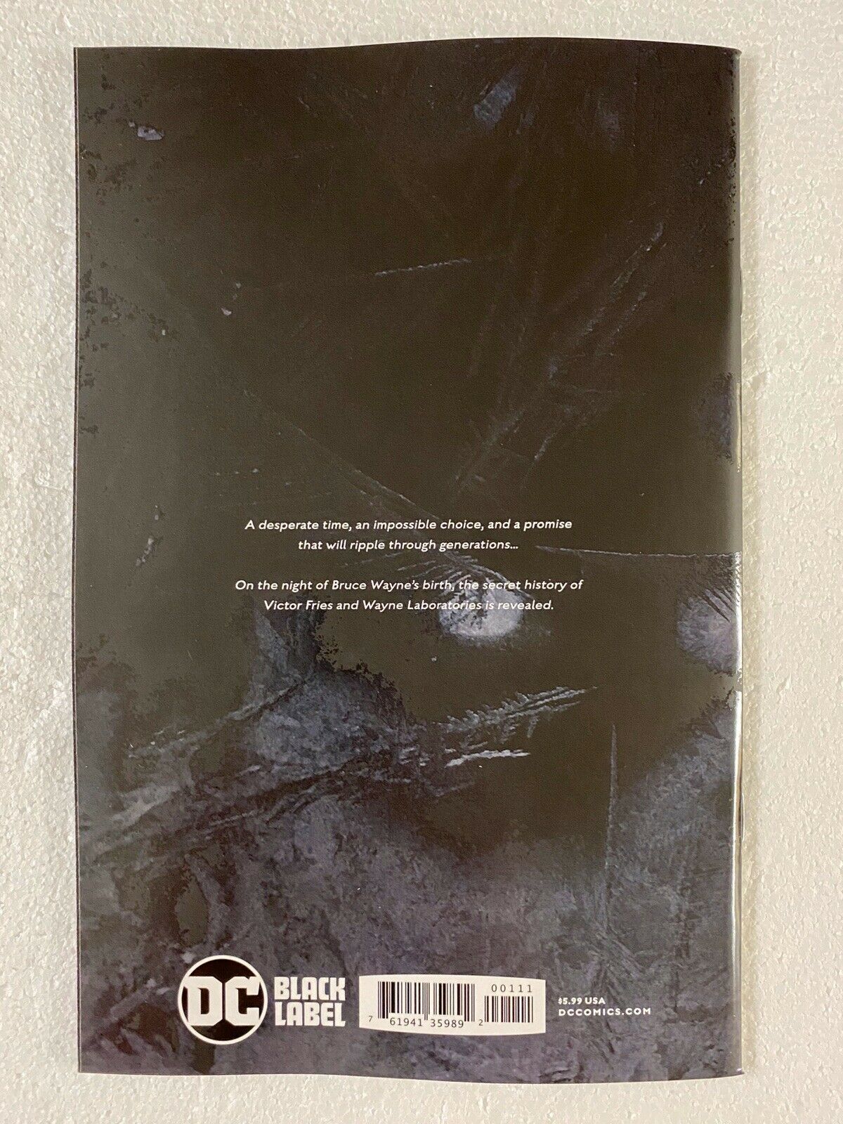 Batman White Knight Presents Von Freeze #1 Sean Murphy Cover A 2019 DC Black