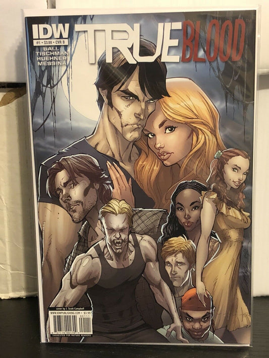 2010 HBO True Blood IDW #1 Cover B J. Scott Campbell Variant Sookie Eric Bill