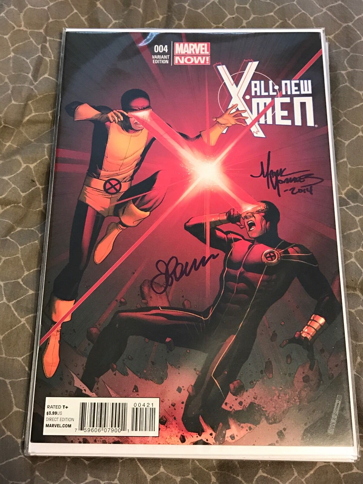 All New X-Men #4 Marvel Comics 2012 Variant Jim Cheung Cover 1:50 Cyclops Ponsor