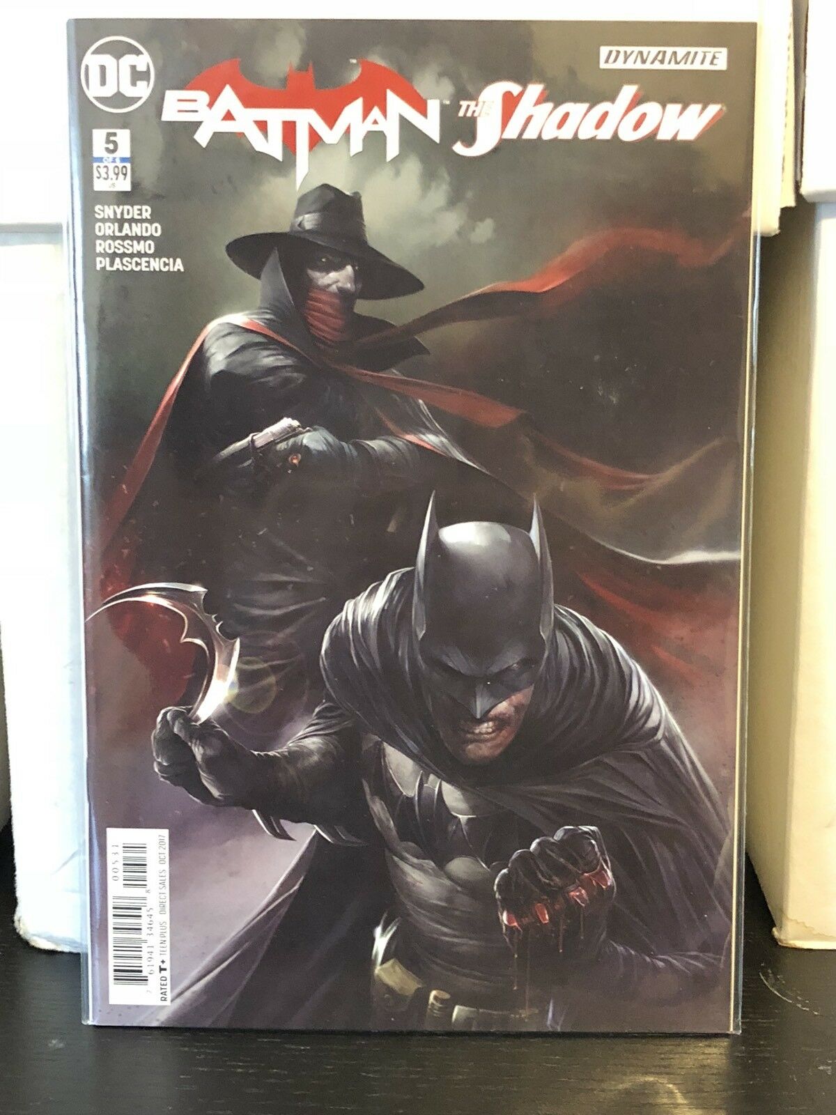Batman The Shadow #5 Francesco Mattina Variant Rebirth DC Comics