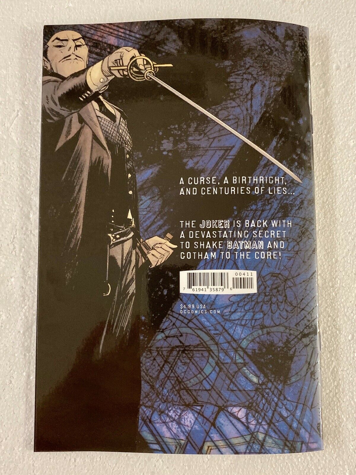 Batman: Curse of the White Knight #4 Cover A  Murphy 2019 DC Comics Black Label