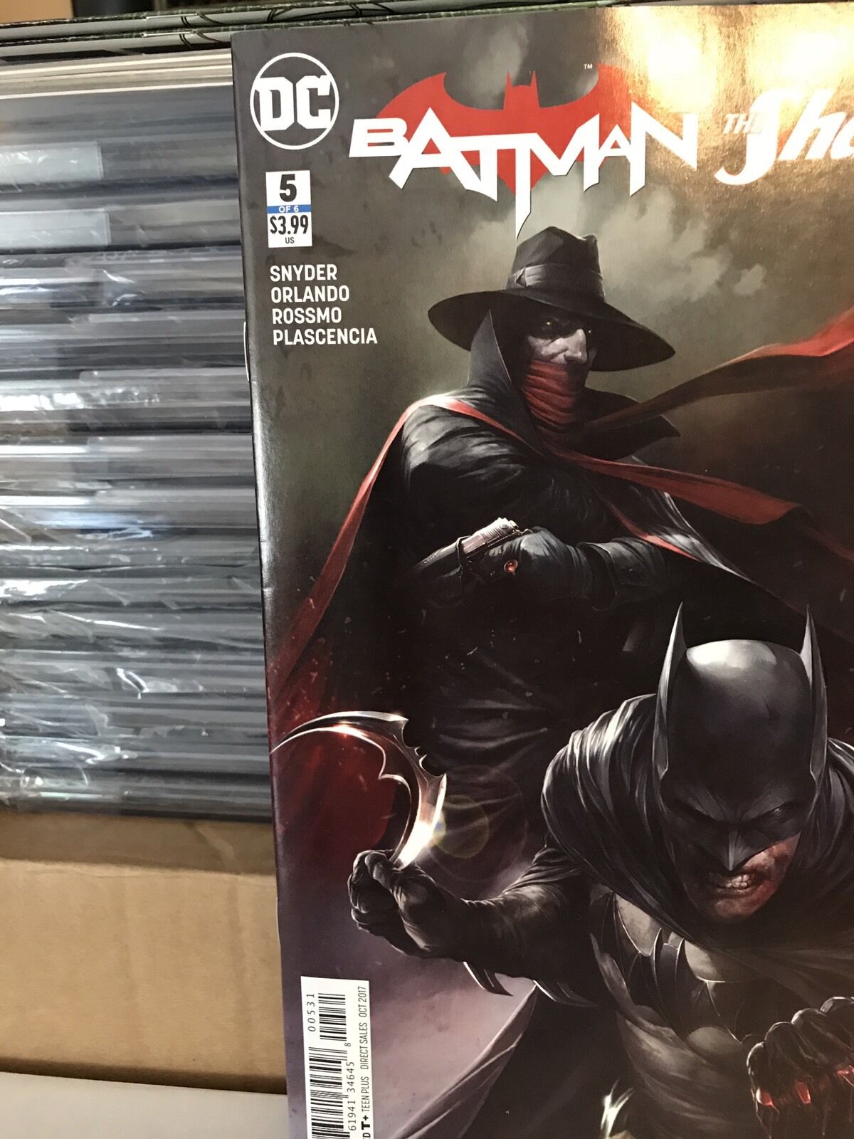 Batman The Shadow #5 Francesco Mattina Variant Rebirth DC Comics