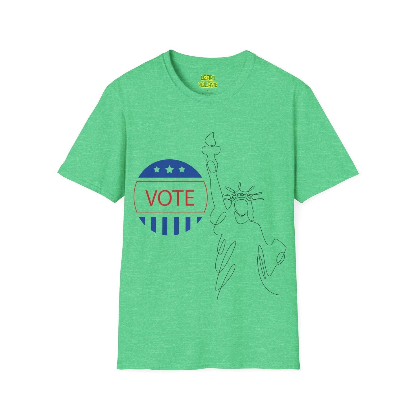 VOTE Liberty Unisex Softstyle T-Shirt - Lizard Vigilante