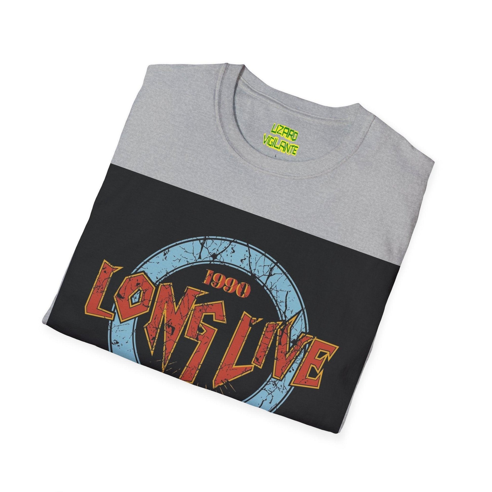 Long Live Rock And Roll Unisex Softstyle T-Shirt - Lizard Vigilante