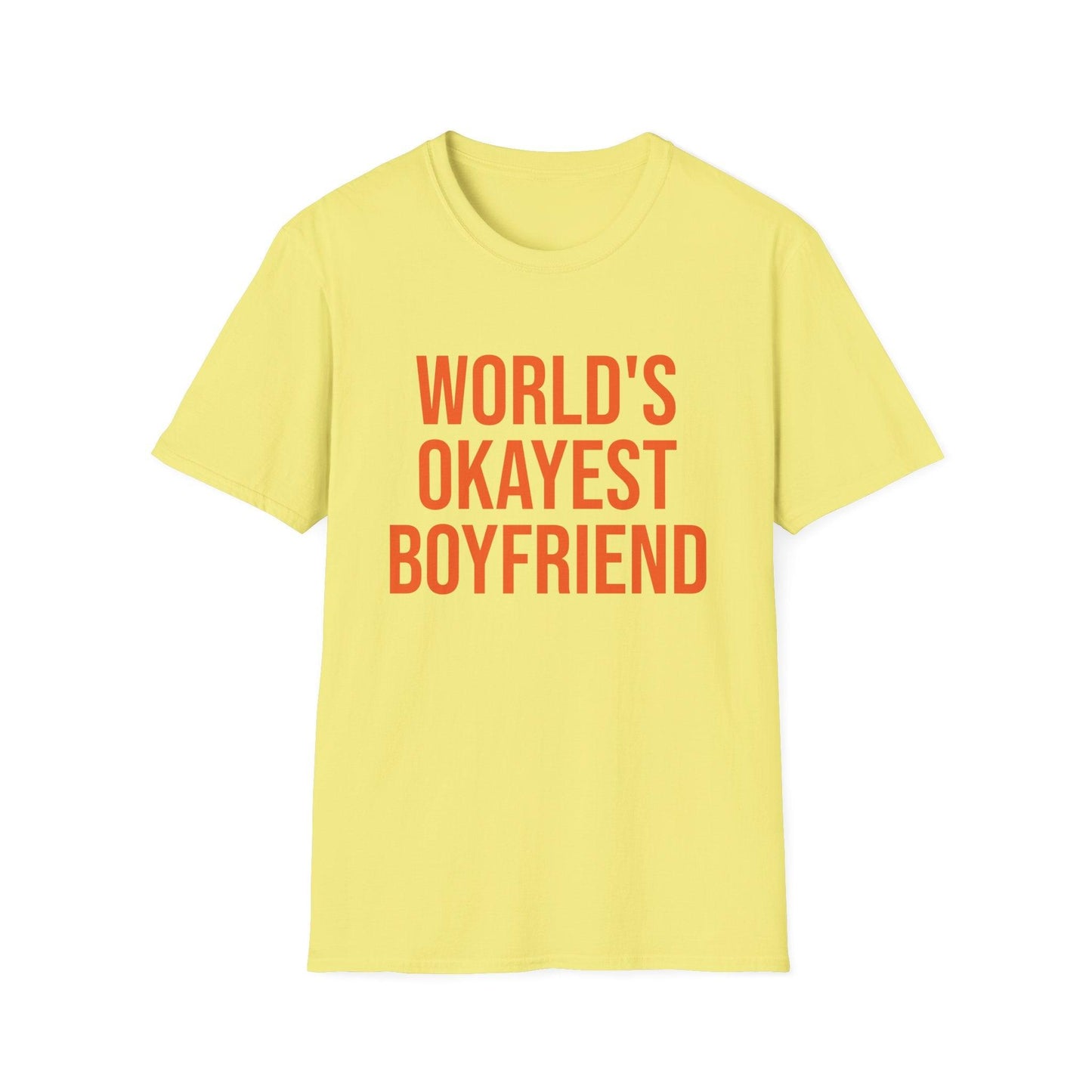 World's Okayest Boyfriend Unisex Softstyle T-Shirt - Lizard Vigilante