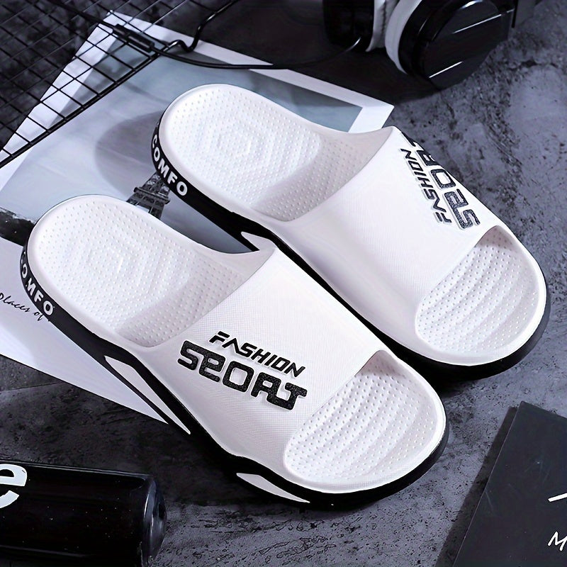 Men’s Sport Slides: Casual Non-Slip Odor-Resistant Slippers for Indoor and Outdoor - Premium slides from dsers - Just $22.88! Shop now at Lizard Vigilante