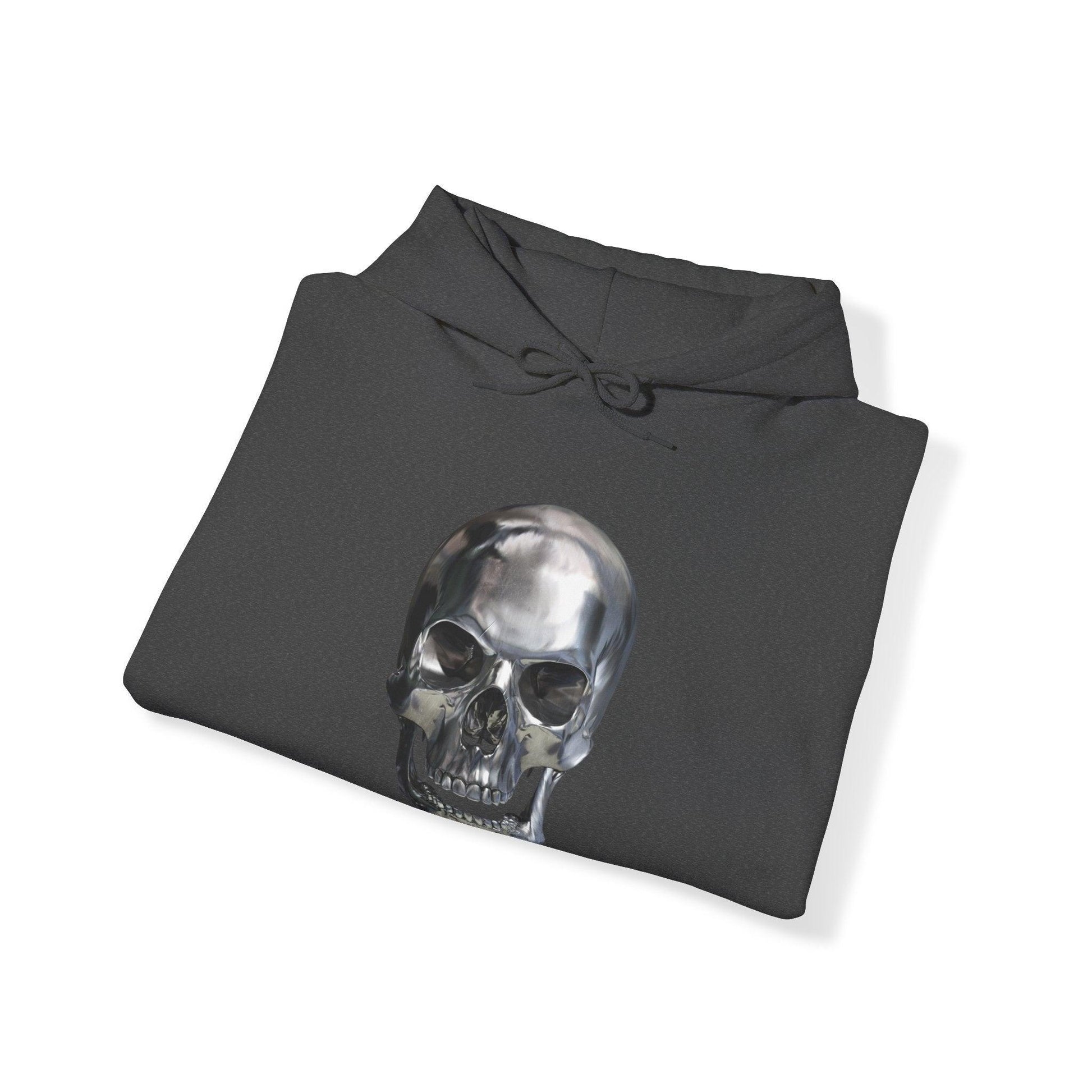 Shining Skull Unisex Heavy Blend™ Hooded Sweatshirt - Lizard Vigilante