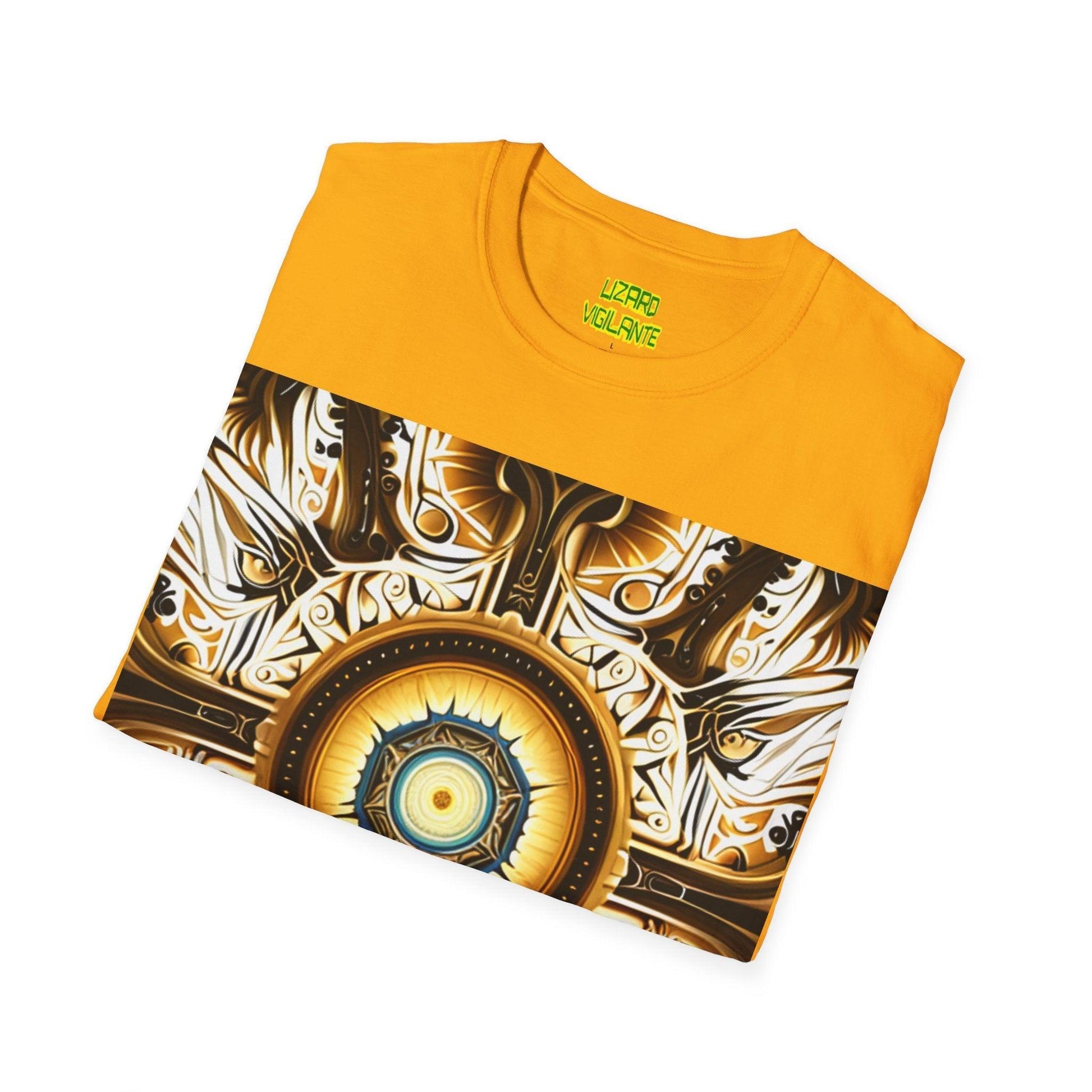 Hypnotic Carpet Unisex Softstyle T-Shirt - Lizard Vigilante