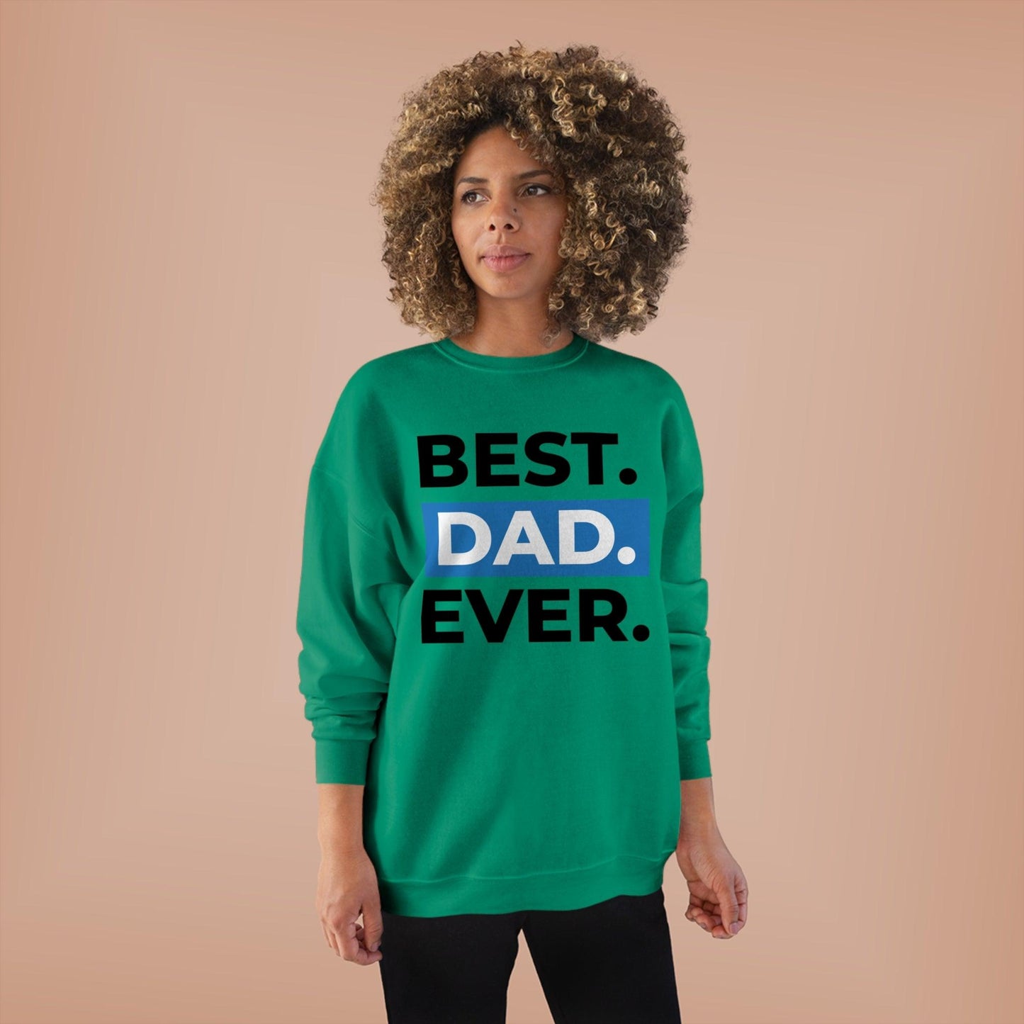 Best. Dad. Ever. Unisex EcoSmart® Crewneck Sweatshirt - Lizard Vigilante