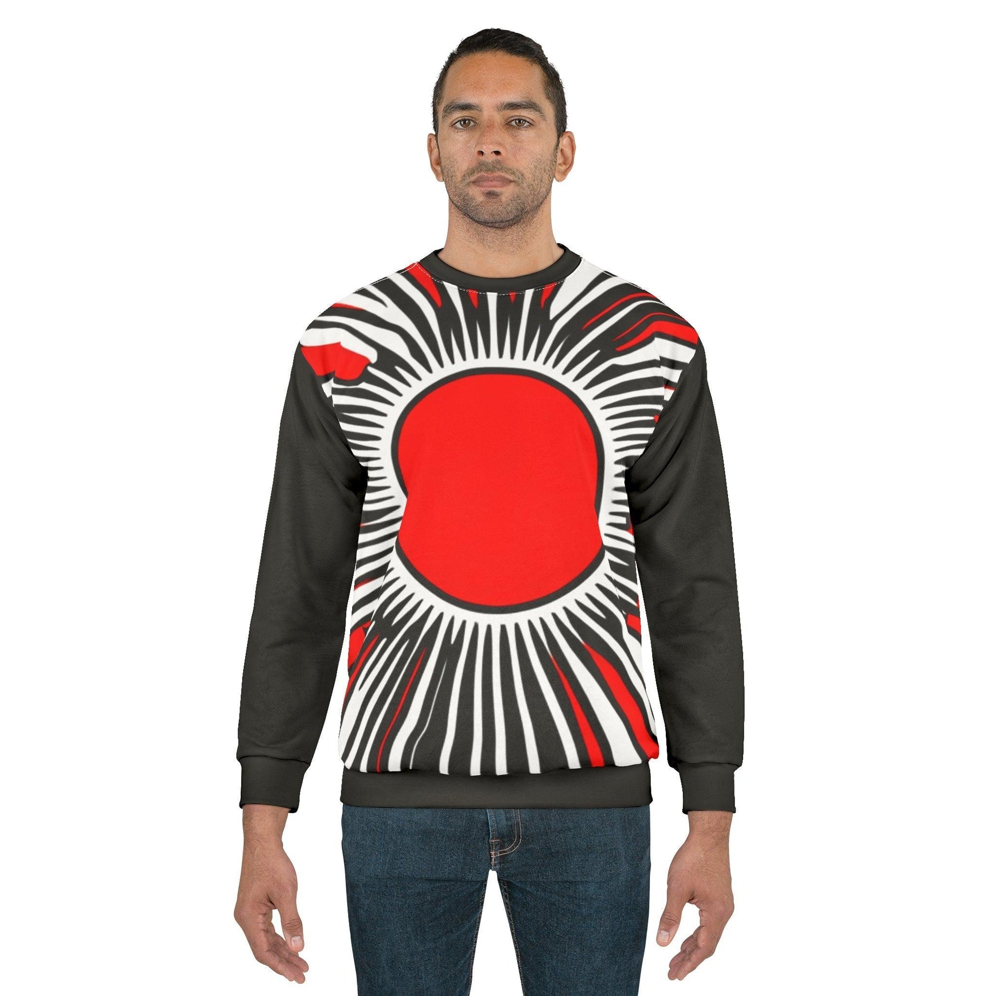 Red Circ Unisex Sweatshirt - Lizard Vigilante