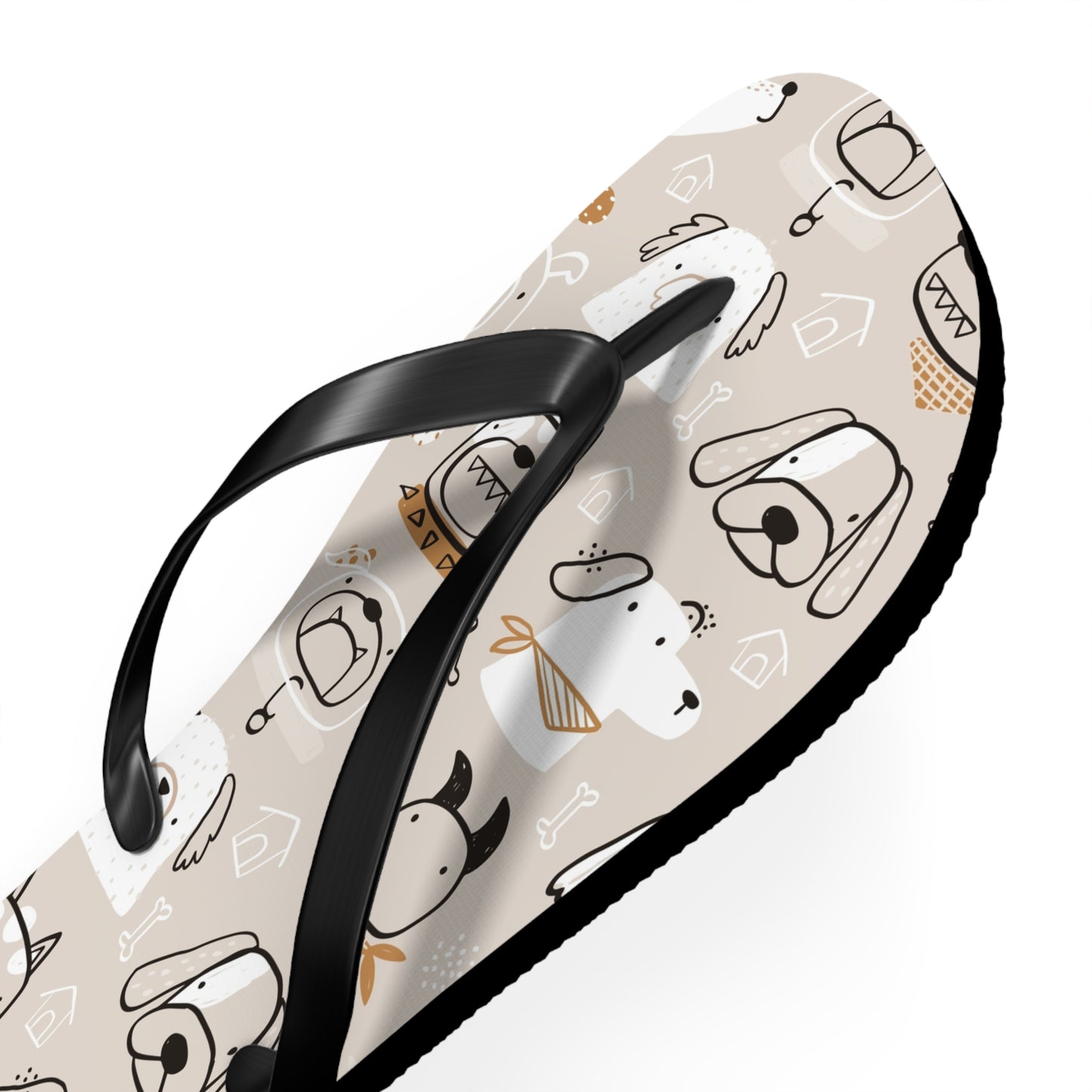 Illustrated Doggers 2 Flip Flops - Premium Shoes from Printify - Just $29.99! Shop now at Lizard Vigilante