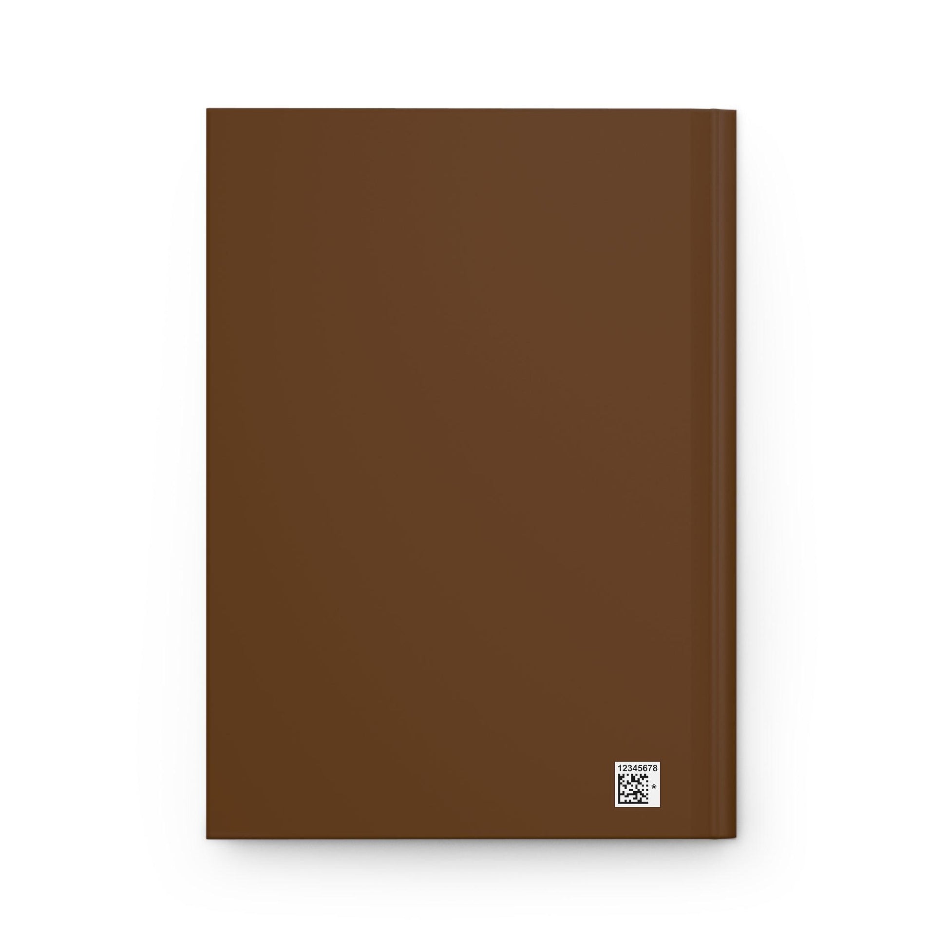 NEVER Trust a FART After 50! Brown Hardcover Journal Matte - Lizard Vigilante