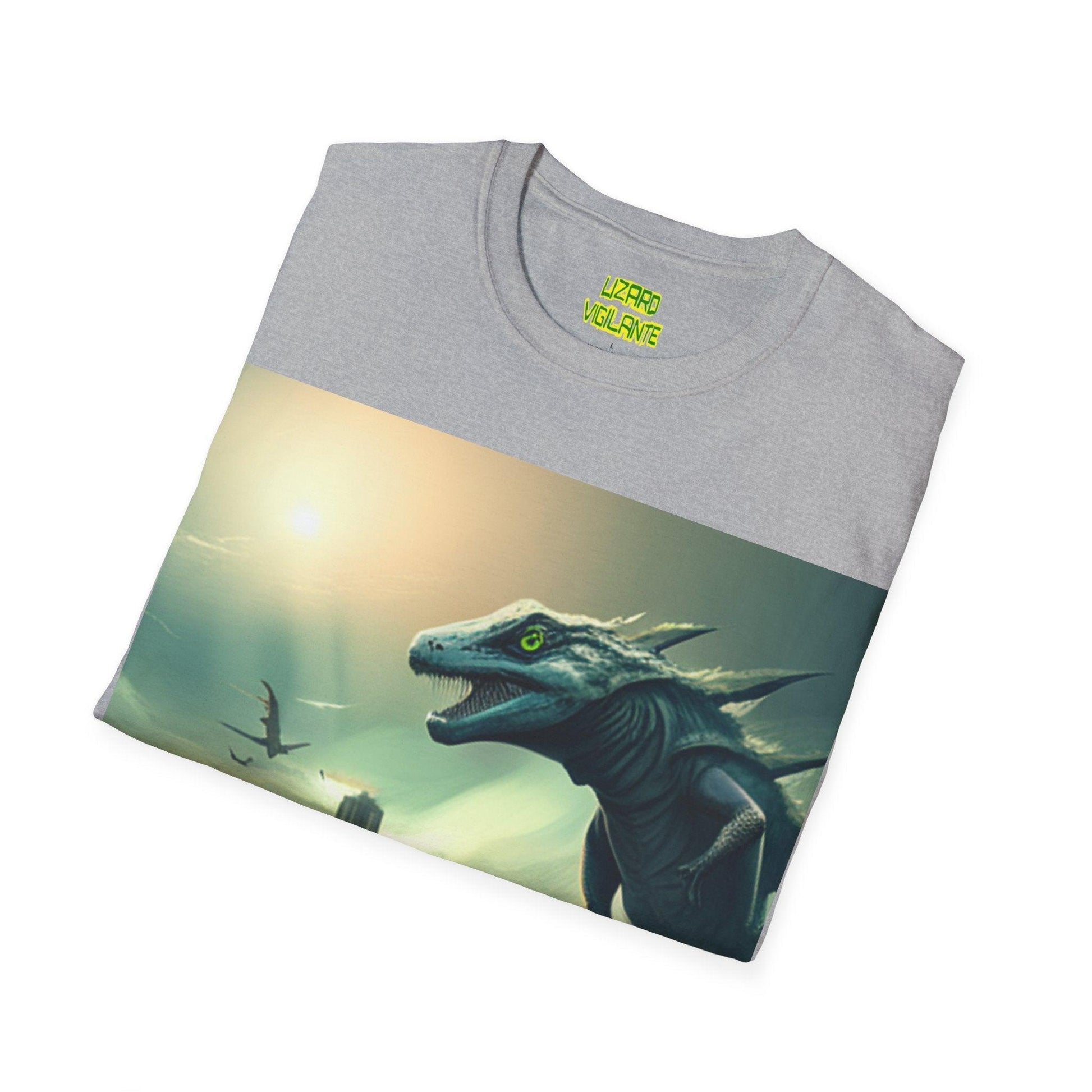 City Lizard Unisex Softstyle T-Shirt - Lizard Vigilante