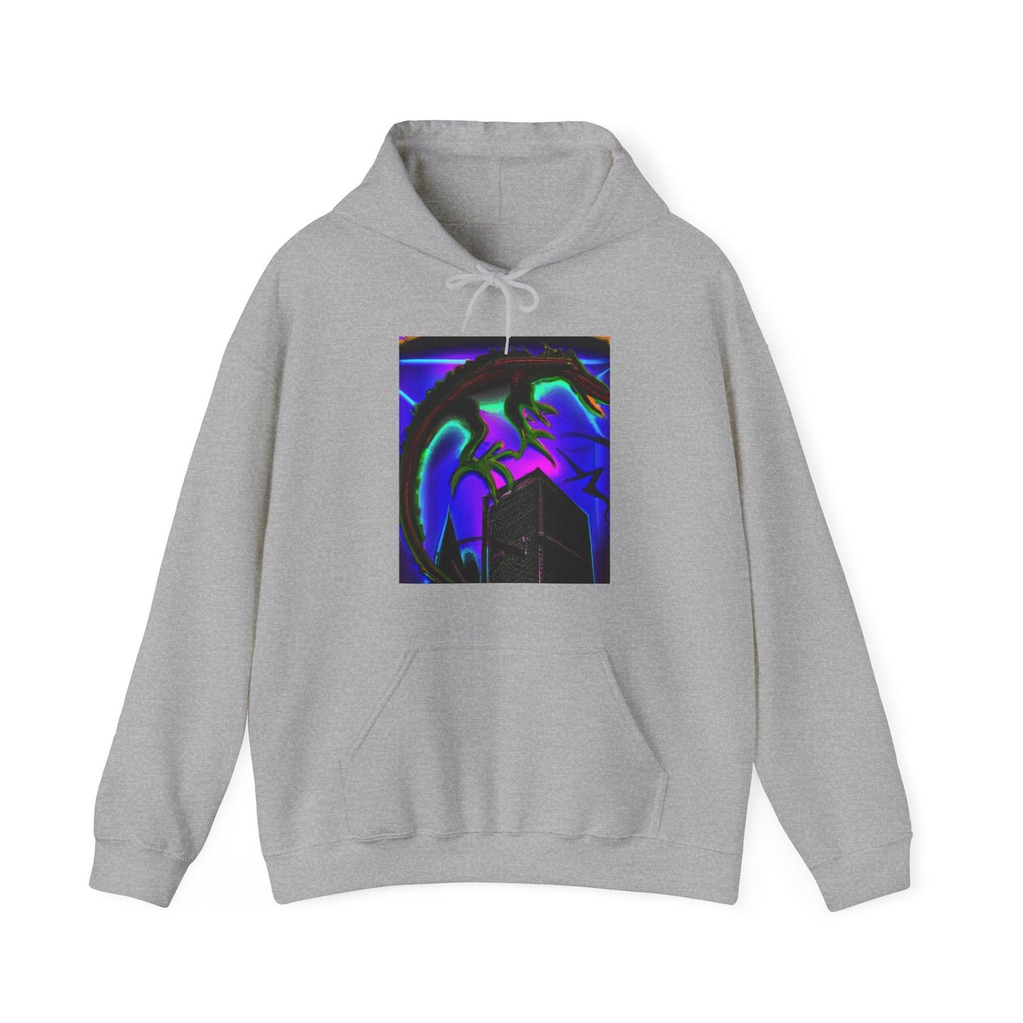 Lizard Vigilante Shock Unisex Heavy Blend™ Hooded Sweatshirt - Lizard Vigilante