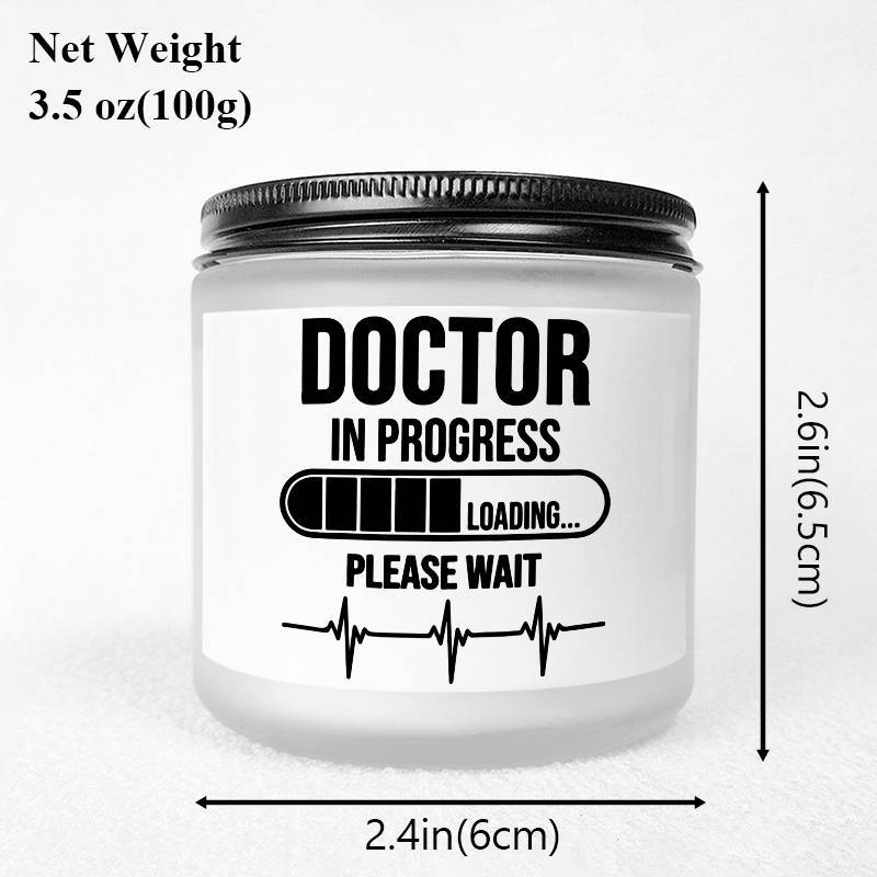 One Lavender Scented Candle, 5.3 Ounces, Made from Soybean Wax. A Great Gift Idea for Doctors, Physicians, And Medical Professionals, Suitable for Both Men And Women, As Well As And . Perfect for Birthdays, Christmas, Thanksg