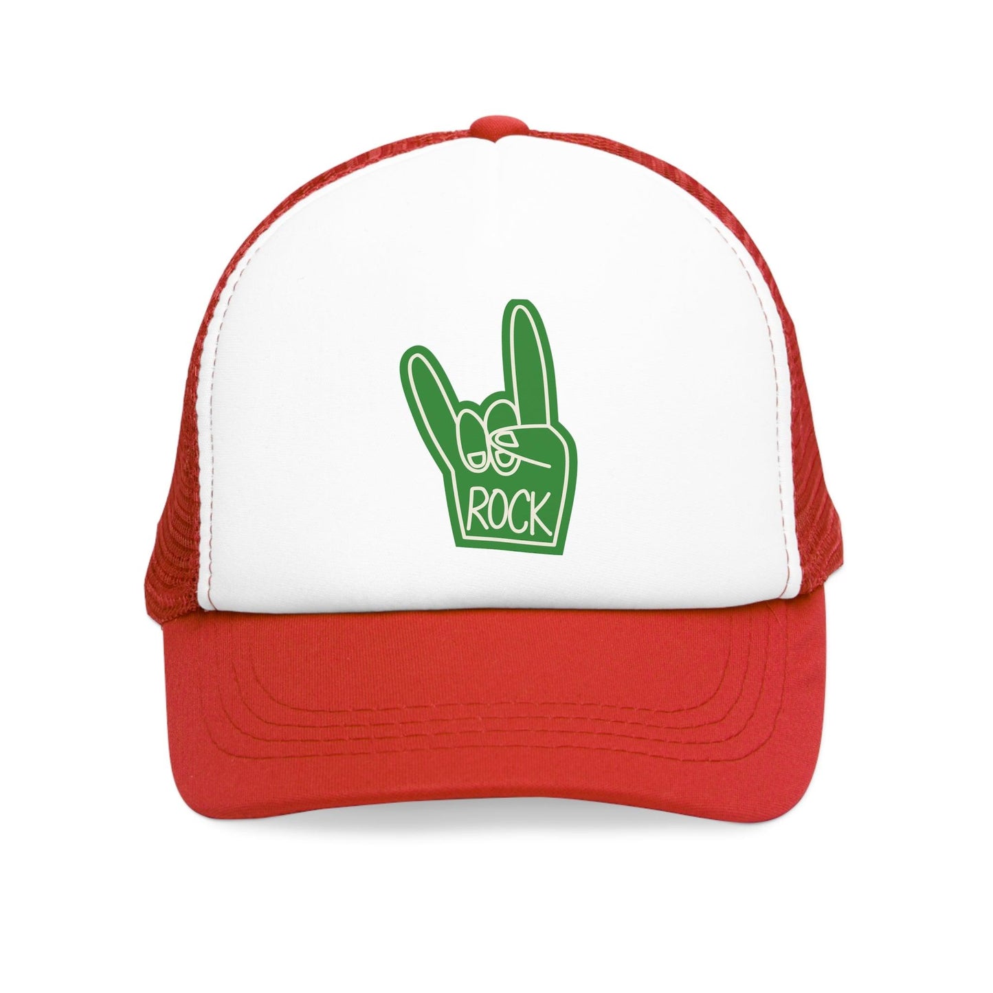 Dio Rock Hand Gesture Mesh Cap - Lizard Vigilante