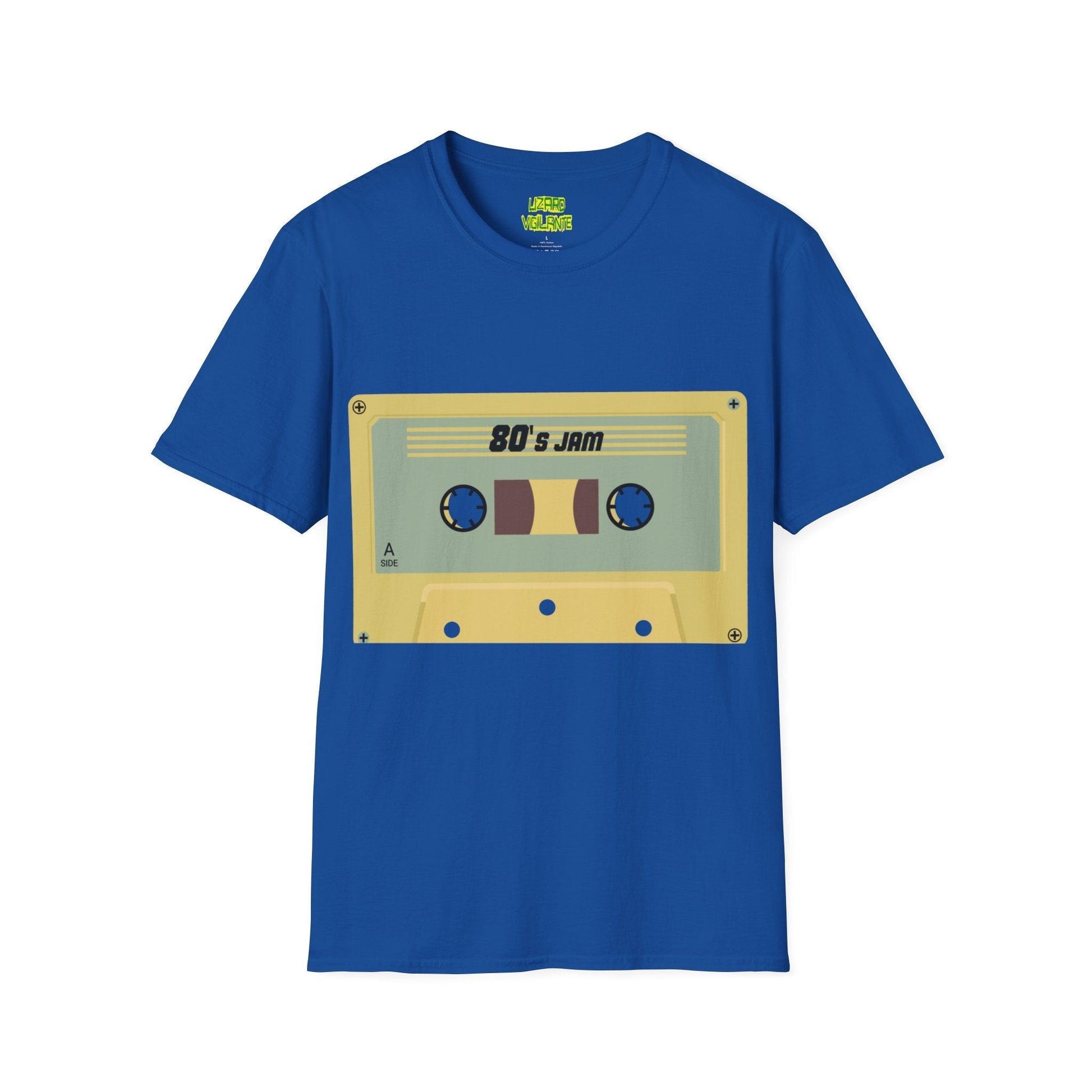 80's Jam Unisex Softstyle T-Shirt - Lizard Vigilante