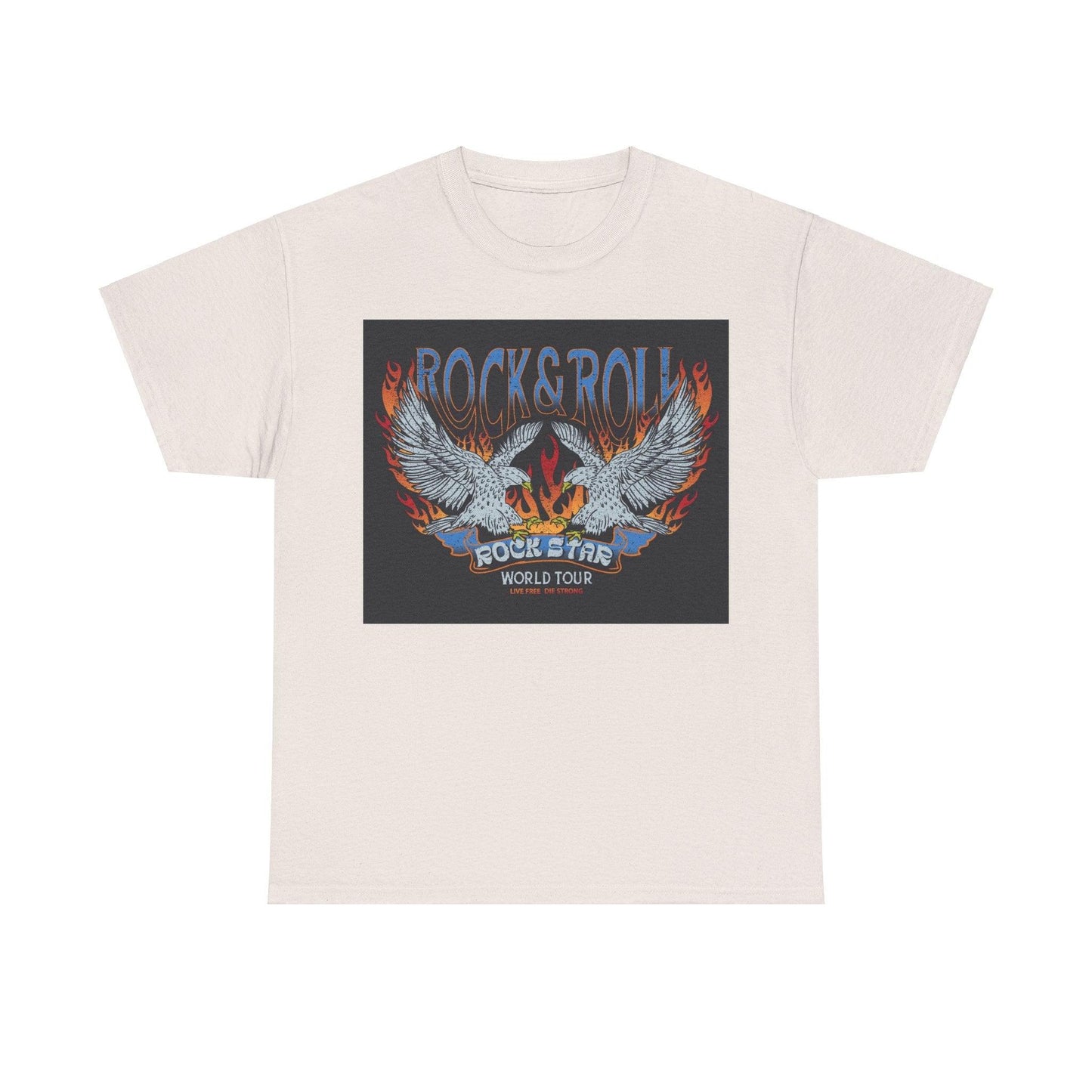 Rock & Roll Rock Star Unisex Heavy Cotton Tee - Lizard Vigilante