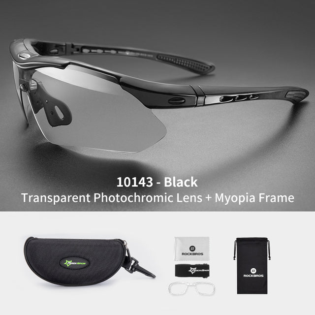 Cycling Sunglasses Photochromic Glasses Full Frame Eyewear