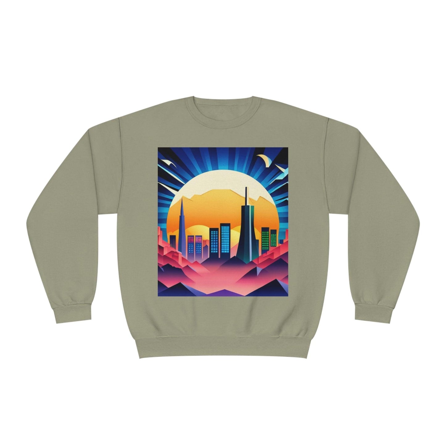 City of Futuris Unisex NuBlend® Crewneck Sweatshirt - Lizard Vigilante