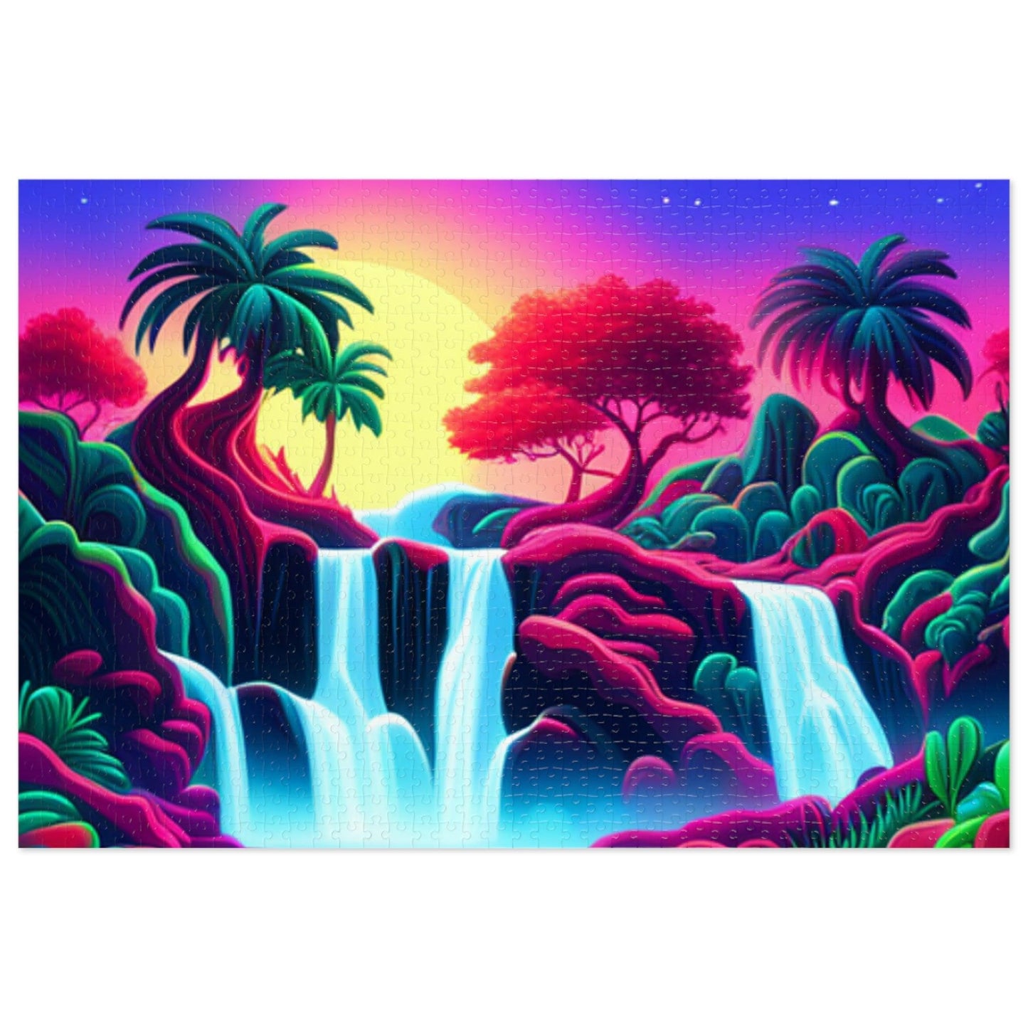 Tropic Falls Jigsaw Puzzle (30, 110, 252, 500,1000-Piece) - Lizard Vigilante