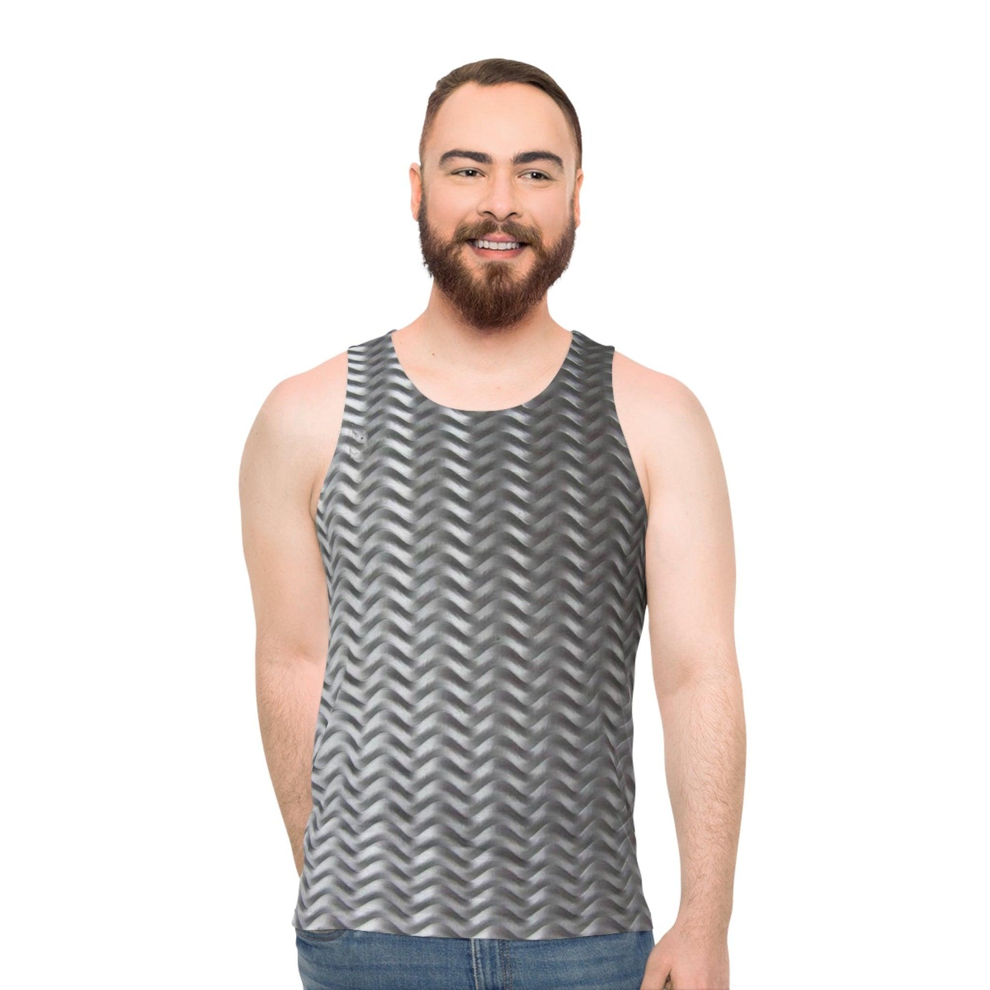 Aluminum Treads Unisex Tank Top - Lizard Vigilante