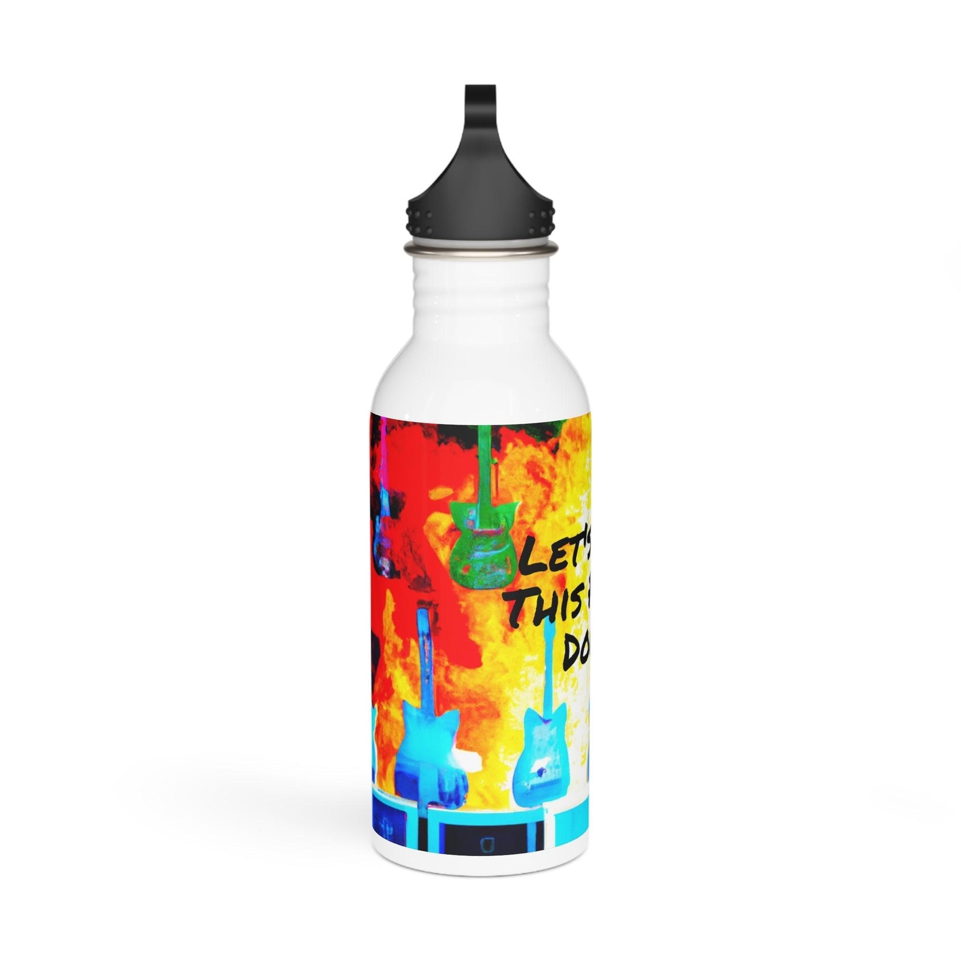 Let's Burn This Fu@%er Down Stainless Steel Water Bottle - Lizard Vigilante