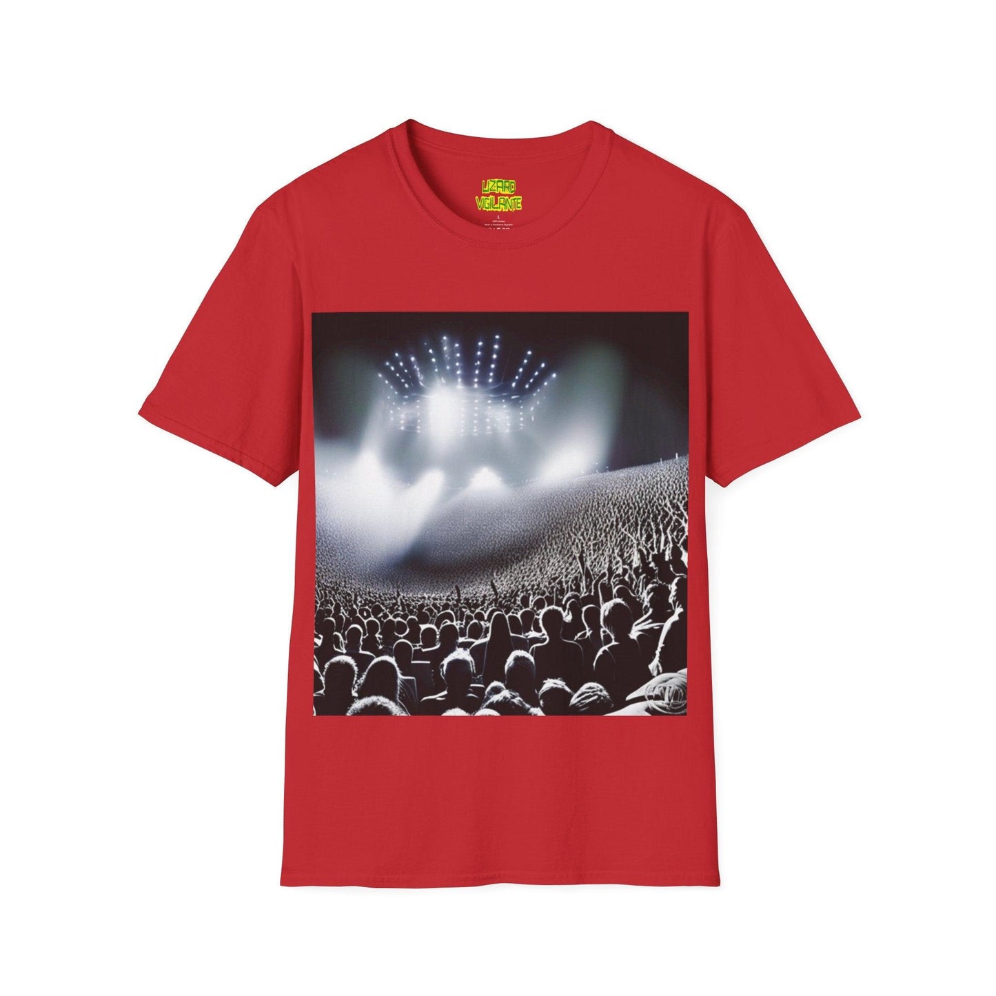 Rock Concert Unisex Softstyle T-Shirt - Lizard Vigilante